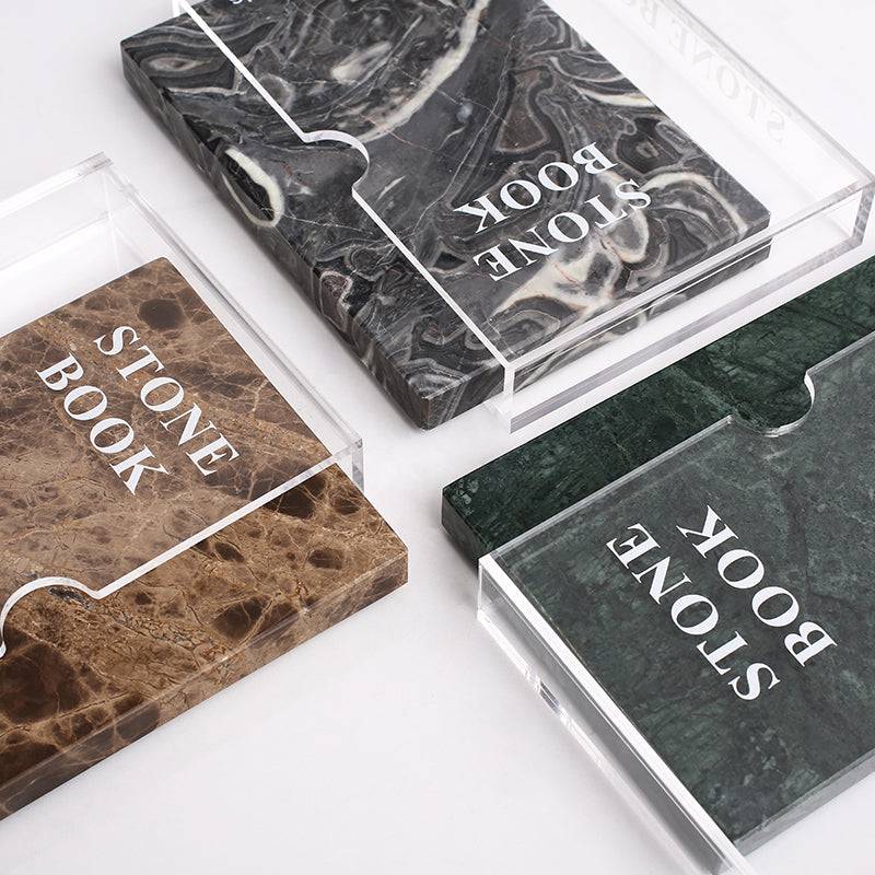 Pattern Stone Book Fb-T2122A -  Home Decor Figurines - ebarza Furniture UAE | Shop Modern Furniture in Abu Dhabi & Dubai - مفروشات ايبازرا في الامارات | تسوق اثاث عصري وديكورات مميزة في دبي وابوظبي