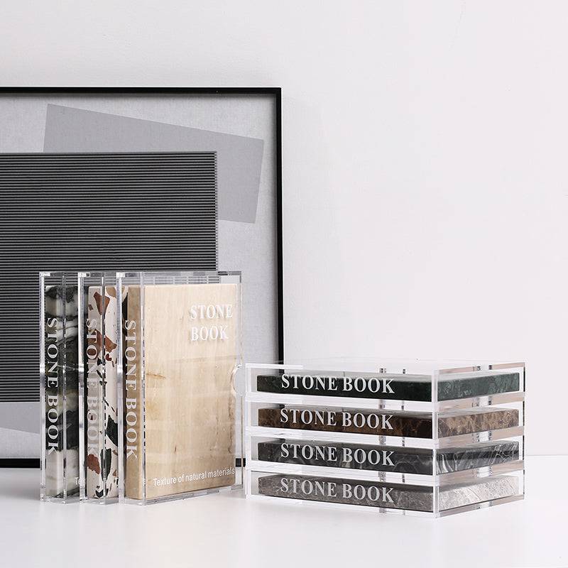 Pattern Stone Book Fb-T2122A -  Home Decor Figurines - ebarza Furniture UAE | Shop Modern Furniture in Abu Dhabi & Dubai - مفروشات ايبازرا في الامارات | تسوق اثاث عصري وديكورات مميزة في دبي وابوظبي