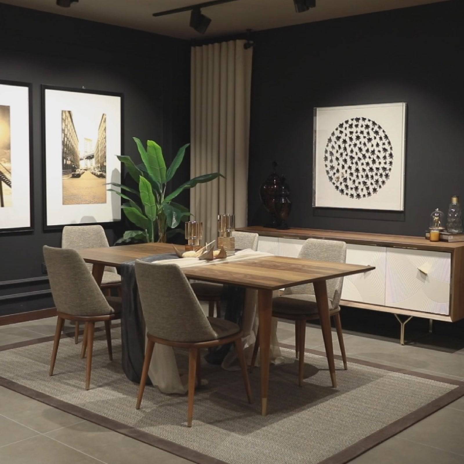 Pena Dining Table Pena-Dinonly -  Dining Tables - ebarza Furniture UAE | Shop Modern Furniture in Abu Dhabi & Dubai - مفروشات ايبازرا في الامارات | تسوق اثاث عصري وديكورات مميزة في دبي وابوظبي