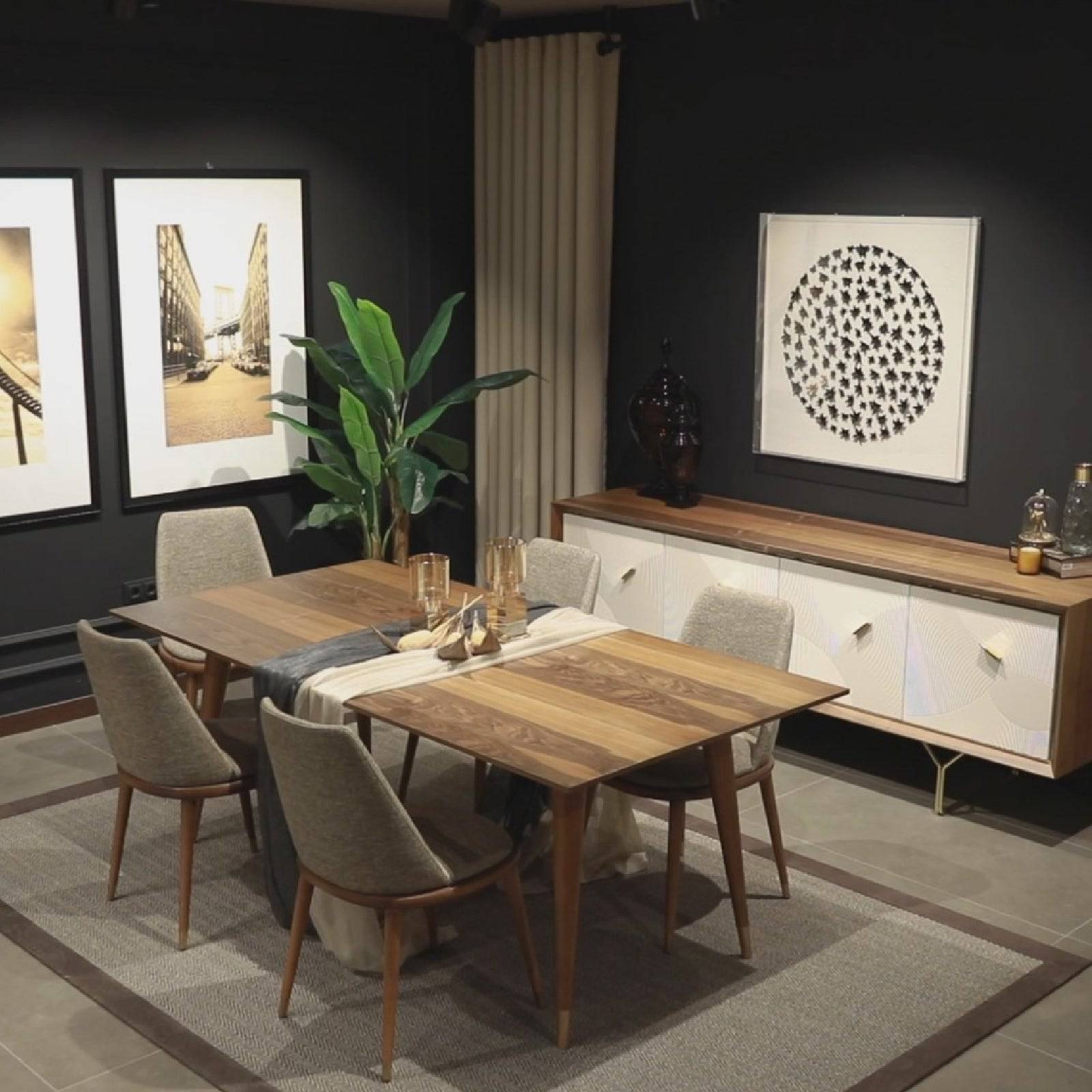 Pena Dining Table Pena-Dinonly -  Dining Tables - ebarza Furniture UAE | Shop Modern Furniture in Abu Dhabi & Dubai - مفروشات ايبازرا في الامارات | تسوق اثاث عصري وديكورات مميزة في دبي وابوظبي