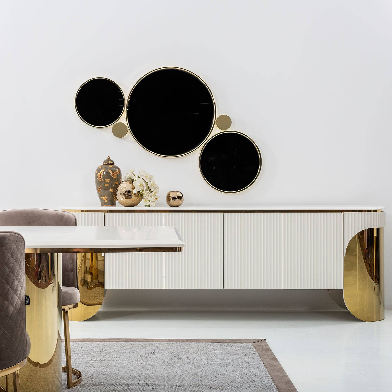 As Is - Phantom Set Of 3 Mirrors Phantom-Mirror -  DISPLAY ITEM - ebarza Furniture UAE | Shop Modern Furniture in Abu Dhabi & Dubai - مفروشات ايبازرا في الامارات | تسوق اثاث عصري وديكورات مميزة في دبي وابوظبي