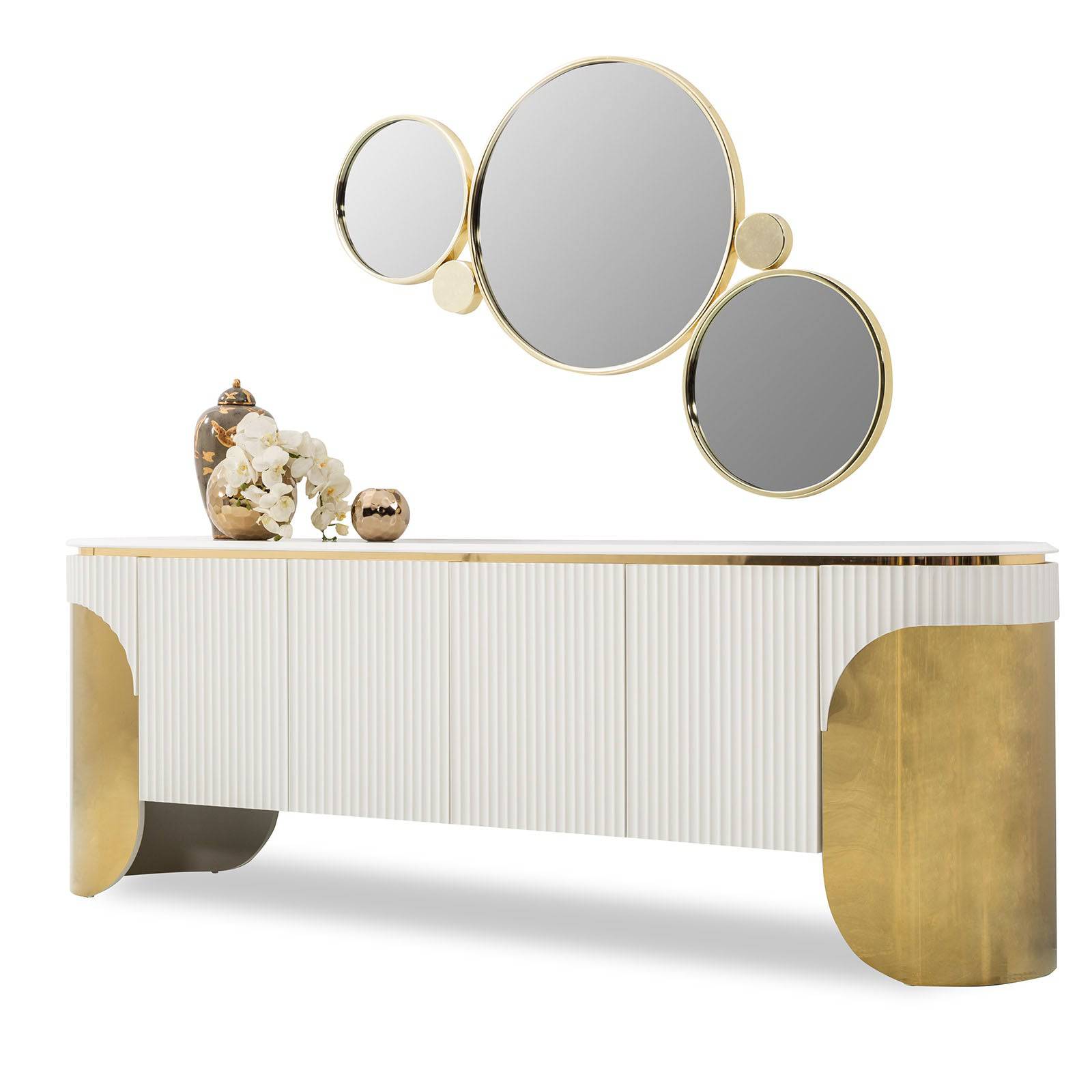 As Is - Phantom Set Of 3 Mirrors Phantom-Mirror -  DISPLAY ITEM - ebarza Furniture UAE | Shop Modern Furniture in Abu Dhabi & Dubai - مفروشات ايبازرا في الامارات | تسوق اثاث عصري وديكورات مميزة في دبي وابوظبي