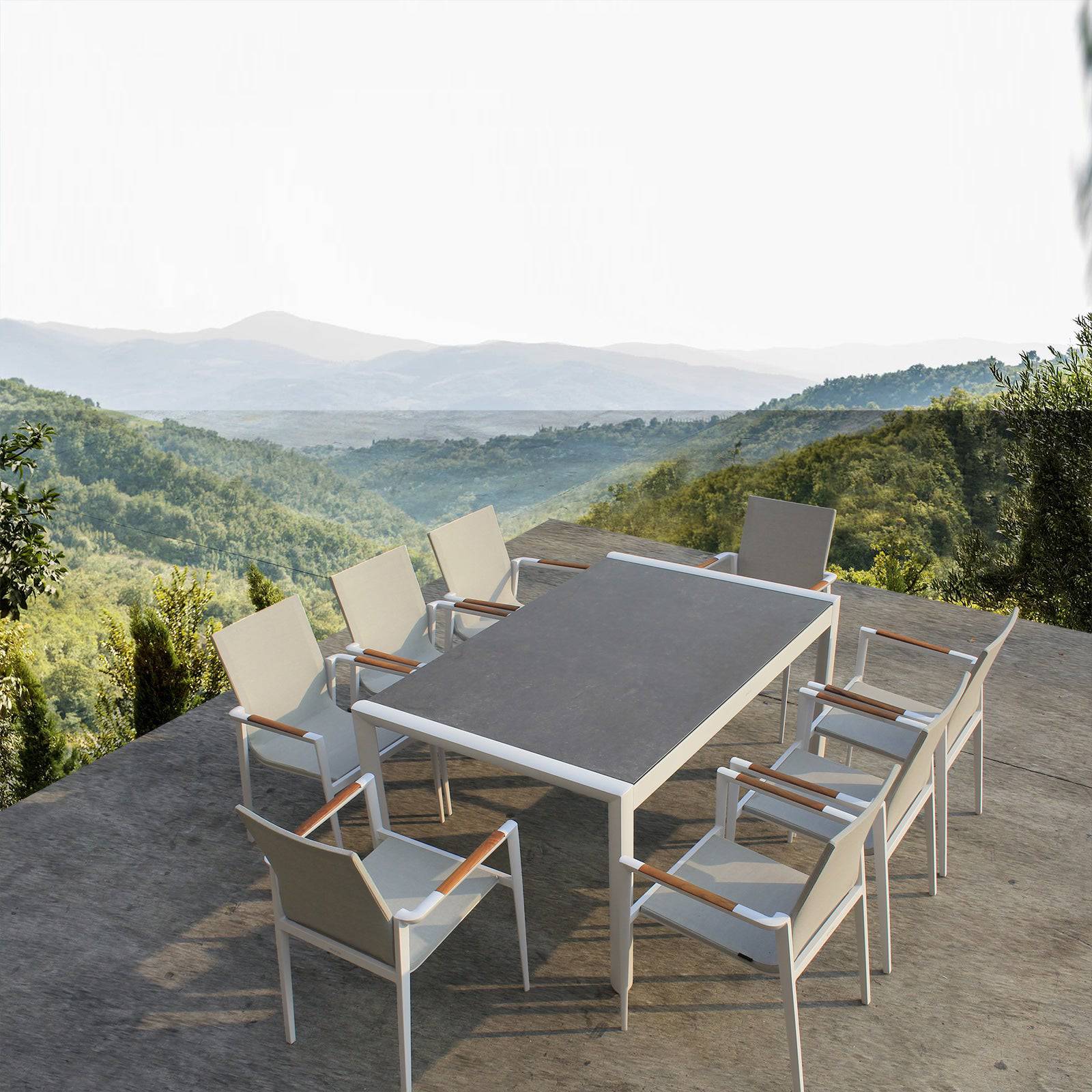Phoenix Outdoor Dining Set Phoenix-D -  Outdoor Furniture Sets - ebarza Furniture UAE | Shop Modern Furniture in Abu Dhabi & Dubai - مفروشات ايبازرا في الامارات | تسوق اثاث عصري وديكورات مميزة في دبي وابوظبي