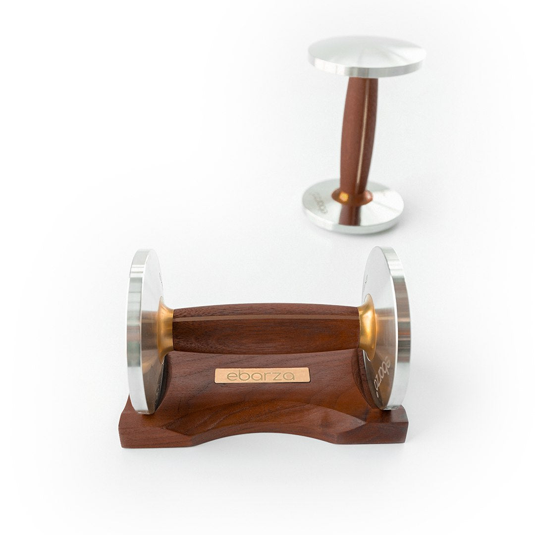 Ebarza Stainless steel and  Walnut Dumbbell Tray 1-5kg PRO-GMYLT00-1 -  Home Decor Figurines - ebarza Furniture UAE | Shop Modern Furniture in Abu Dhabi & Dubai - مفروشات ايبازرا في الامارات | تسوق اثاث عصري وديكورات مميزة في دبي وابوظبي