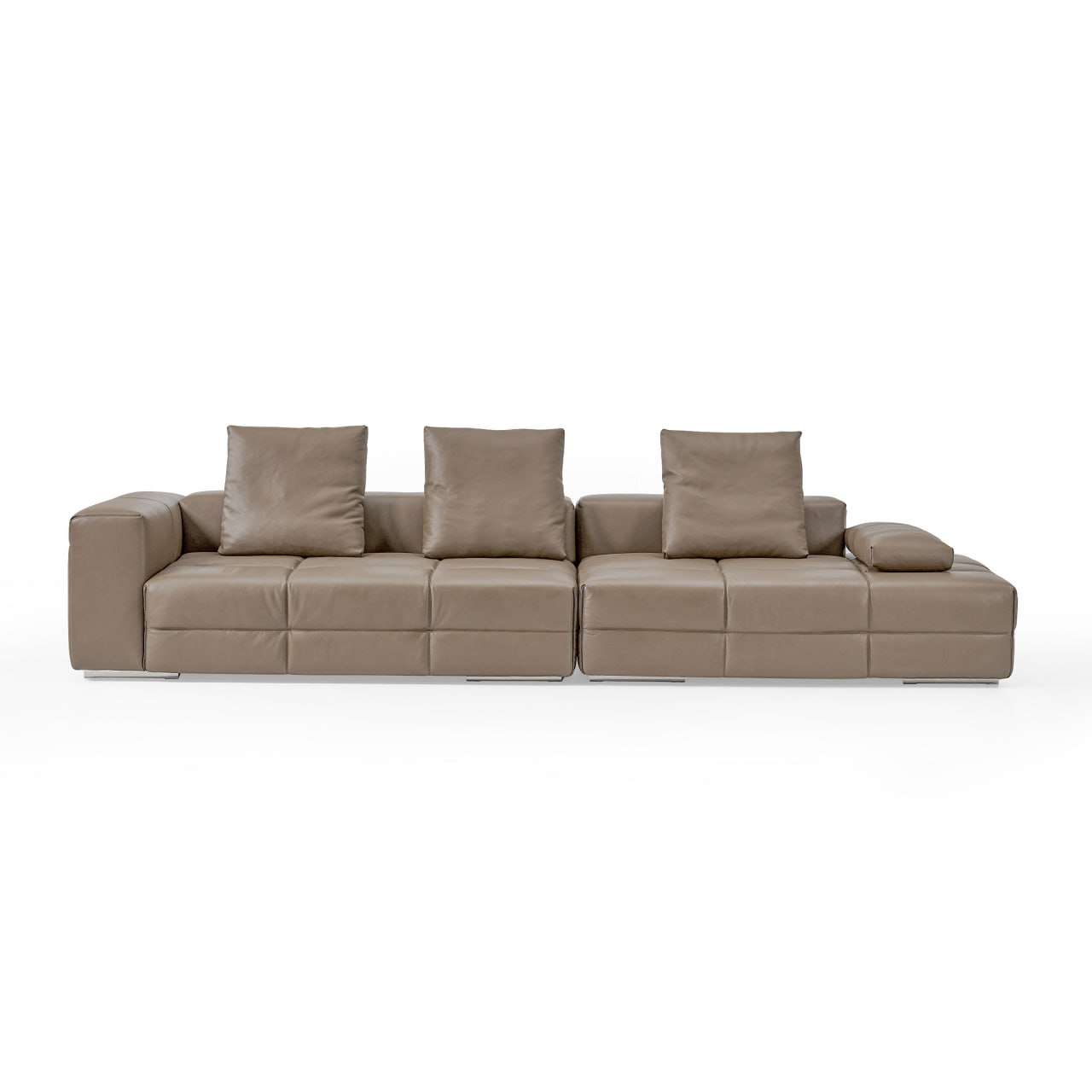 Genoa 4 Seater Sofa SF074-4 -  Sofas - ebarza Furniture UAE | Shop Modern Furniture in Abu Dhabi & Dubai - مفروشات ايبازرا في الامارات | تسوق اثاث عصري وديكورات مميزة في دبي وابوظبي