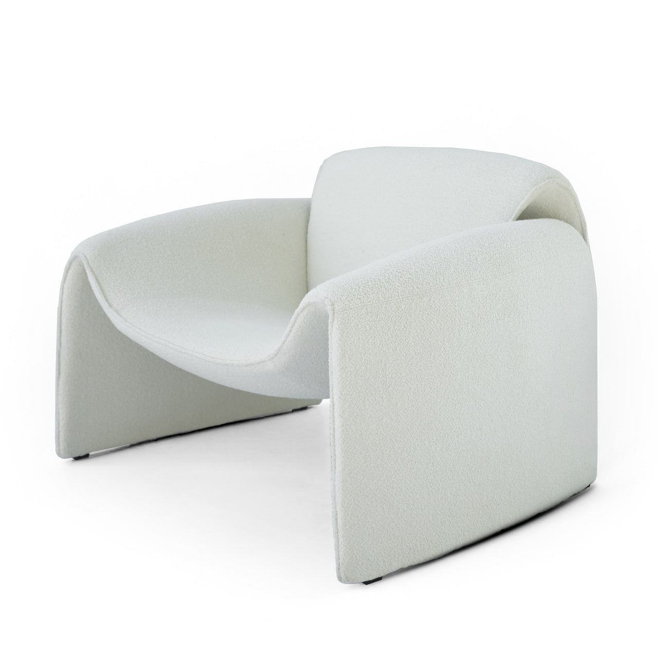 Display Item - New Drancy White Armchair LC056-White beige Nakheel -  DISPLAY ITEM - ebarza Furniture UAE | Shop Modern Furniture in Abu Dhabi & Dubai - مفروشات ايبازرا في الامارات | تسوق اثاث عصري وديكورات مميزة في دبي وابوظبي