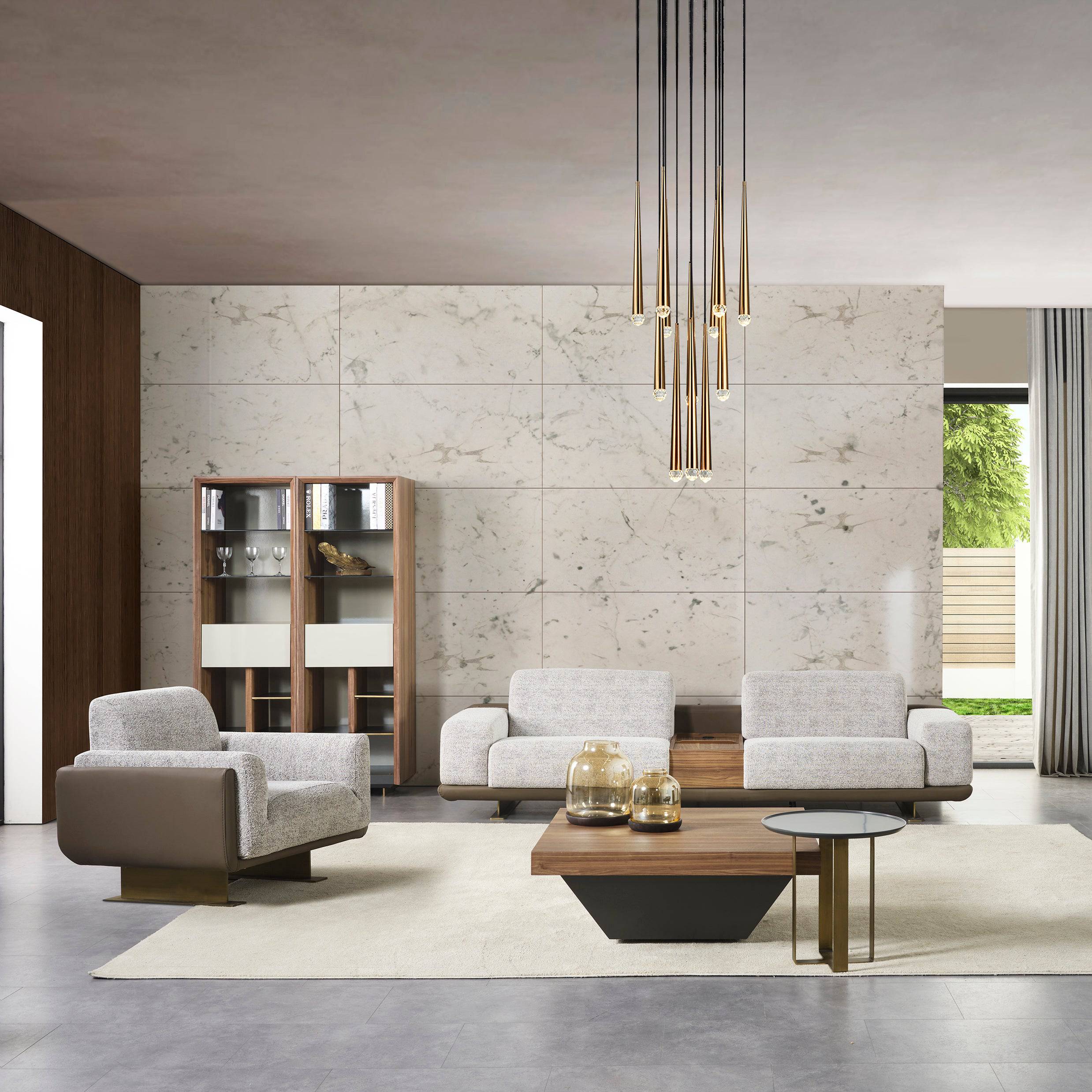 Display Item - Pietra Kristal Round Side Table Krstl-St Nakheel -  DISPLAY ITEM - ebarza Furniture UAE | Shop Modern Furniture in Abu Dhabi & Dubai - مفروشات ايبازرا في الامارات | تسوق اثاث عصري وديكورات مميزة في دبي وابوظبي