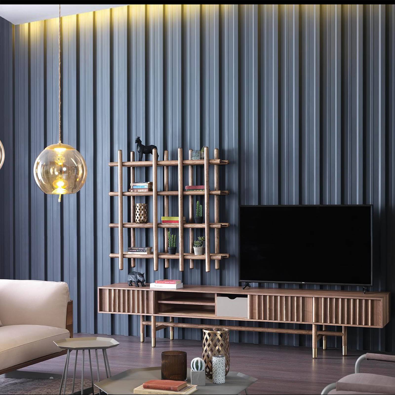 Pietra Tv Unit  Pietratv -  TV Units - ebarza Furniture UAE | Shop Modern Furniture in Abu Dhabi & Dubai - مفروشات ايبازرا في الامارات | تسوق اثاث عصري وديكورات مميزة في دبي وابوظبي