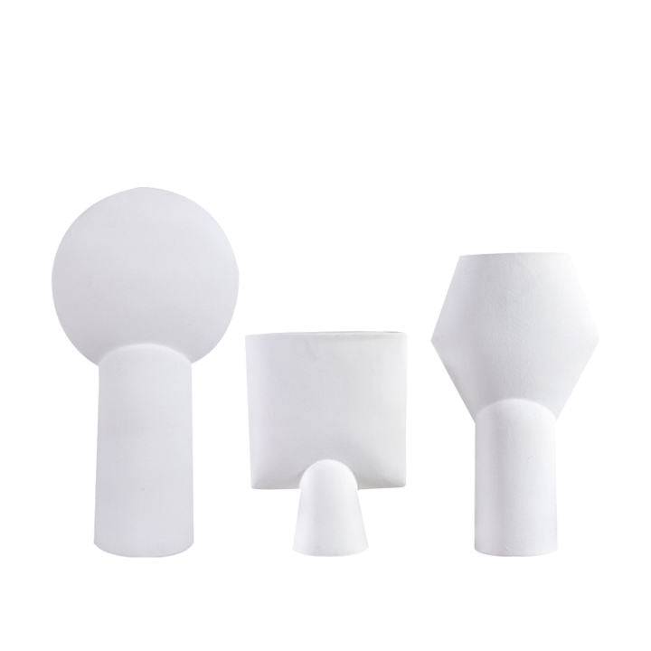 Pillar Vase -Black C Fa-D21023C -  Home Decor Figurines - ebarza Furniture UAE | Shop Modern Furniture in Abu Dhabi & Dubai - مفروشات ايبازرا في الامارات | تسوق اثاث عصري وديكورات مميزة في دبي وابوظبي
