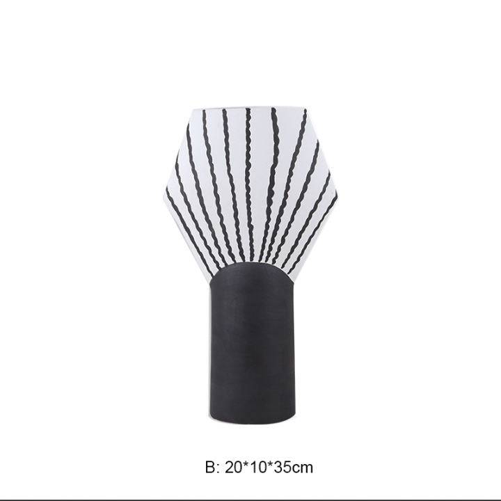 Pillar Vase -Black C Fa-D21023C -  Home Decor Figurines - ebarza Furniture UAE | Shop Modern Furniture in Abu Dhabi & Dubai - مفروشات ايبازرا في الامارات | تسوق اثاث عصري وديكورات مميزة في دبي وابوظبي