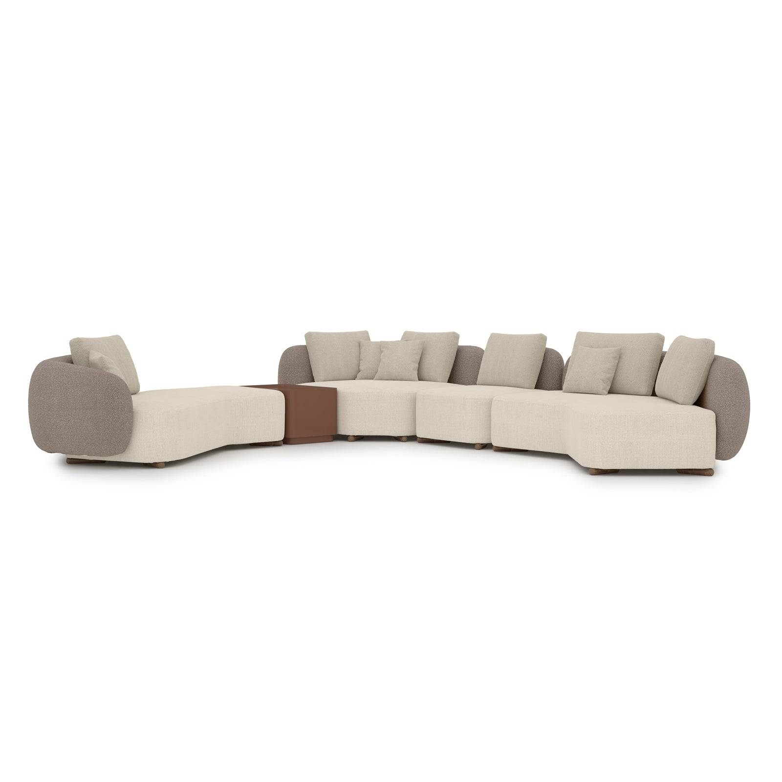Platon Corner Sofa Td-Ptn7S -  Sofas - ebarza Furniture UAE | Shop Modern Furniture in Abu Dhabi & Dubai - مفروشات ايبازرا في الامارات | تسوق اثاث عصري وديكورات مميزة في دبي وابوظبي