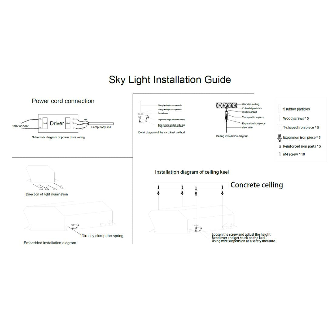 Artificial Skylights LED Panel Natural UAE Timing Sunlight Sync  - MUSKDG-SKY -  Pendant Lamps - ebarza Furniture UAE | Shop Modern Furniture in Abu Dhabi & Dubai - مفروشات ايبازرا في الامارات | تسوق اثاث عصري وديكورات مميزة في دبي وابوظبي