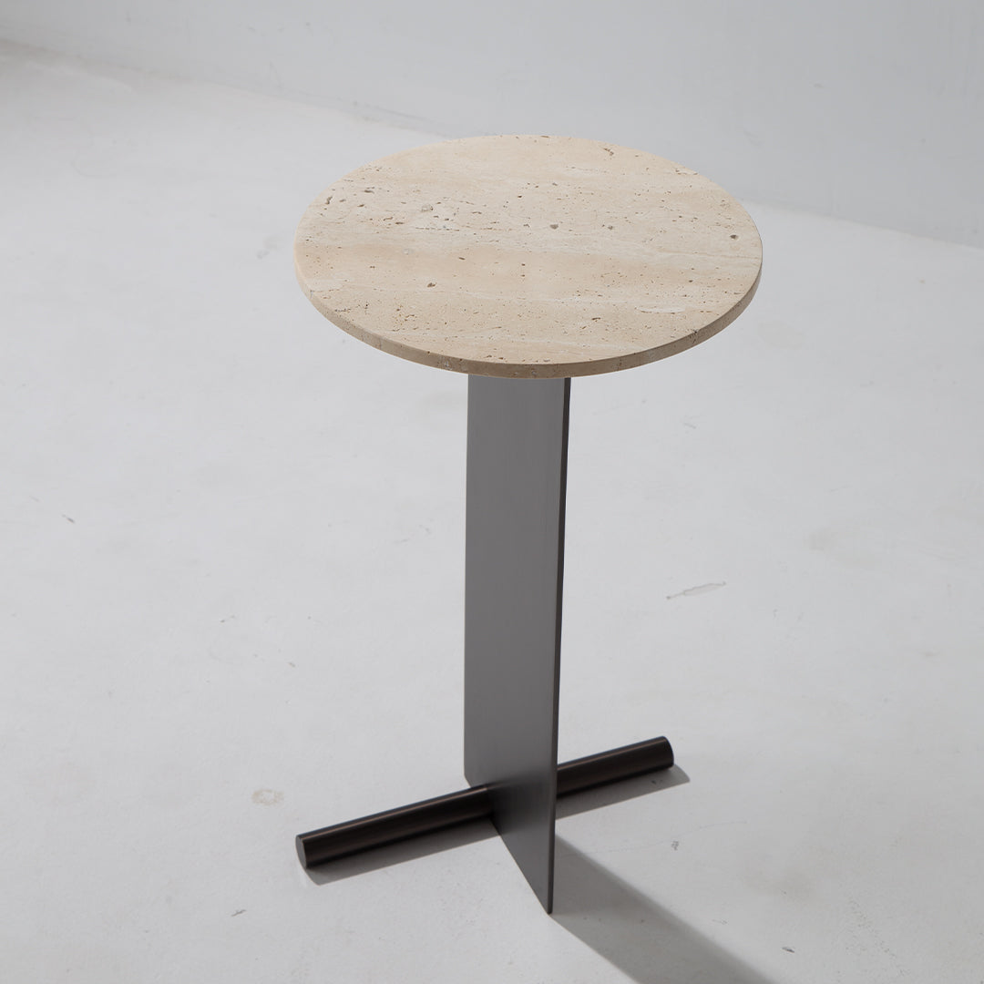 Travertine Coffee Table JA053-A -  Coffee Tables - ebarza Furniture UAE | Shop Modern Furniture in Abu Dhabi & Dubai - مفروشات ايبازرا في الامارات | تسوق اثاث عصري وديكورات مميزة في دبي وابوظبي