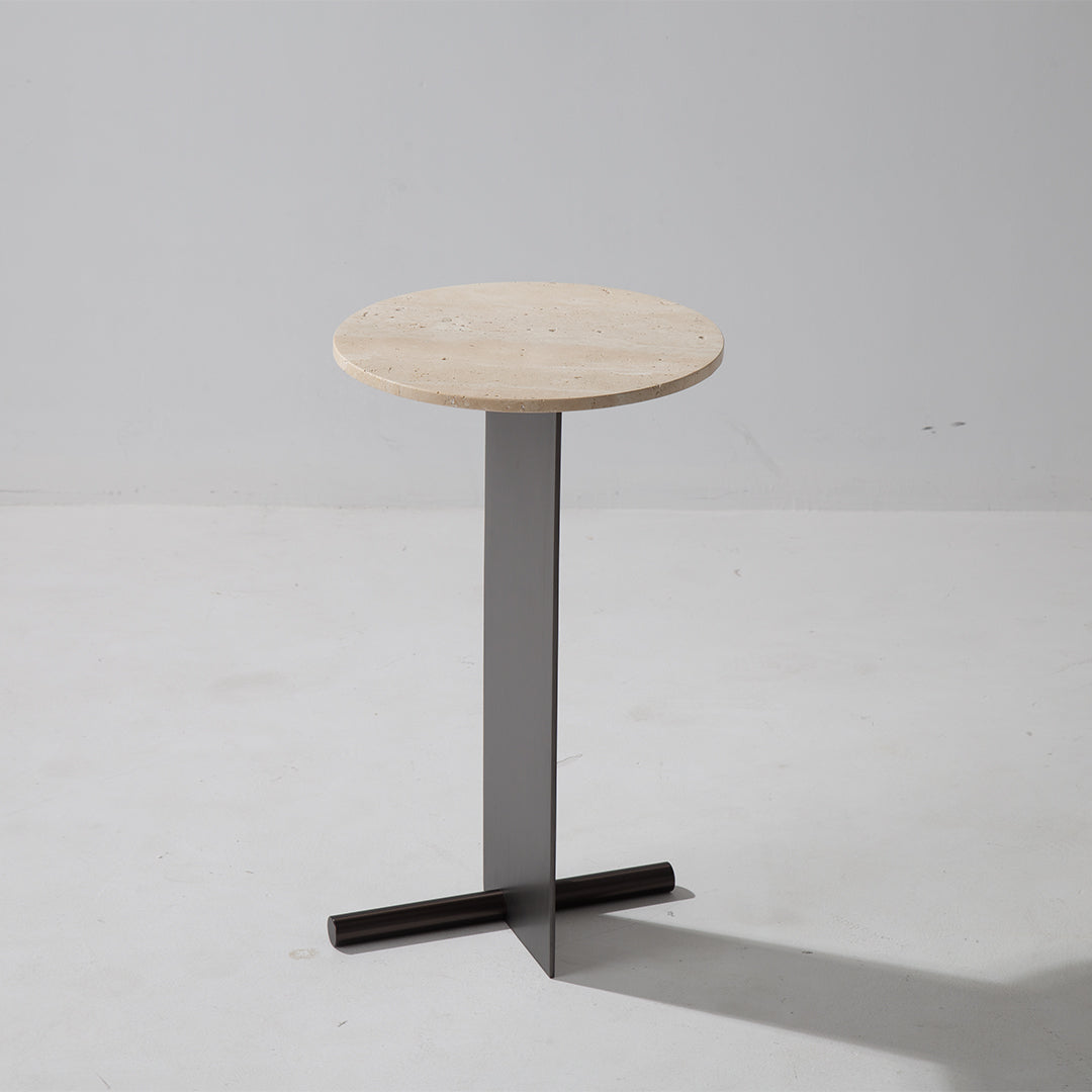 Travertine Coffee Table JA053-A -  Coffee Tables - ebarza Furniture UAE | Shop Modern Furniture in Abu Dhabi & Dubai - مفروشات ايبازرا في الامارات | تسوق اثاث عصري وديكورات مميزة في دبي وابوظبي