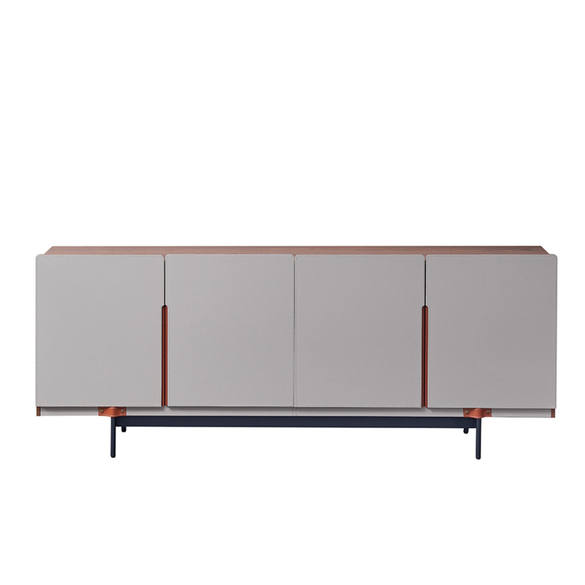 Mycroft Saddle Leather Cabinet MLL-T07 -  Storage/TV Unites - ebarza Furniture UAE | Shop Modern Furniture in Abu Dhabi & Dubai - مفروشات ايبازرا في الامارات | تسوق اثاث عصري وديكورات مميزة في دبي وابوظبي