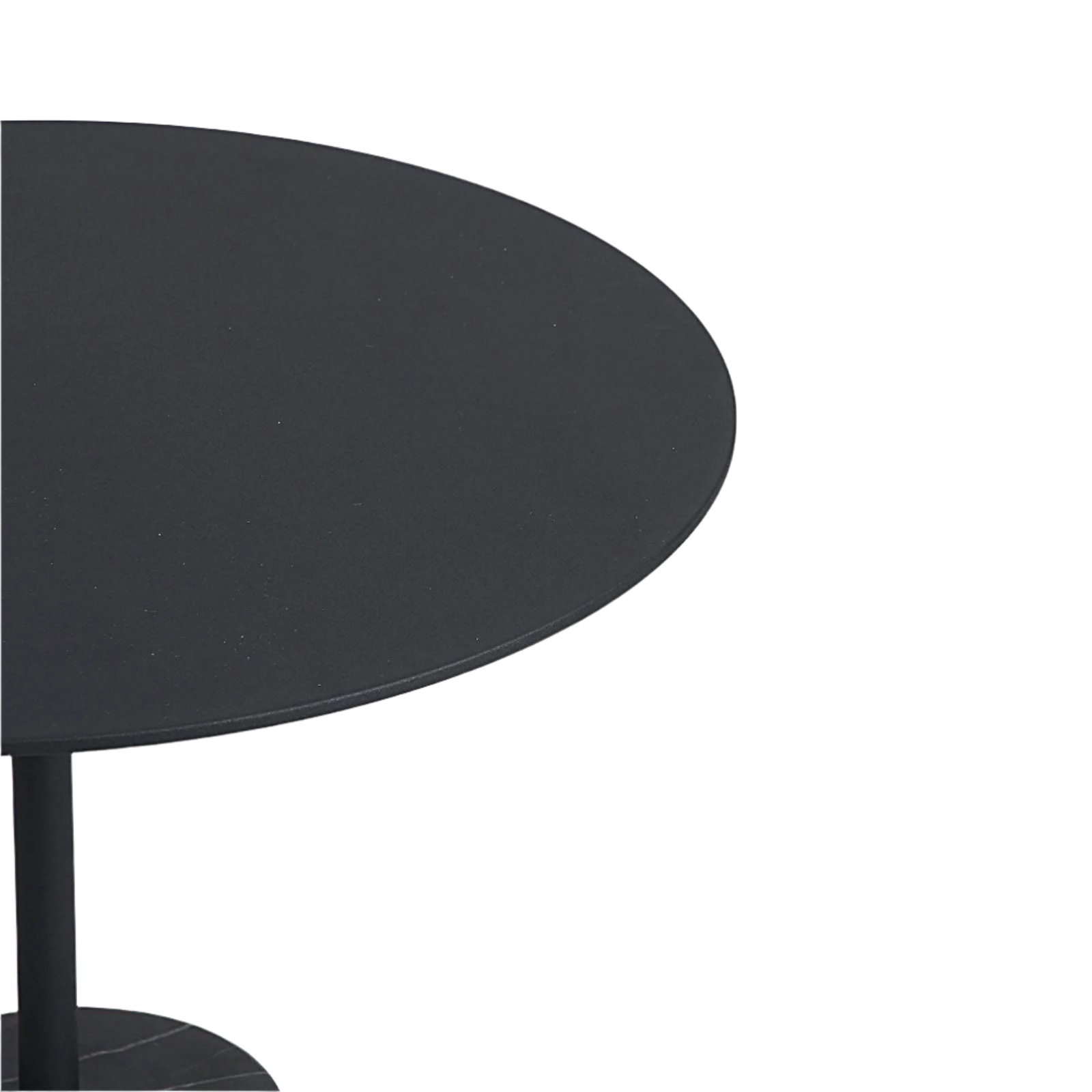 Pre-order 65 Days Delivery Espoo Marble Side Table Ct8684-44-Bk -  Side Tables - ebarza Furniture UAE | Shop Modern Furniture in Abu Dhabi & Dubai - مفروشات ايبازرا في الامارات | تسوق اثاث عصري وديكورات مميزة في دبي وابوظبي