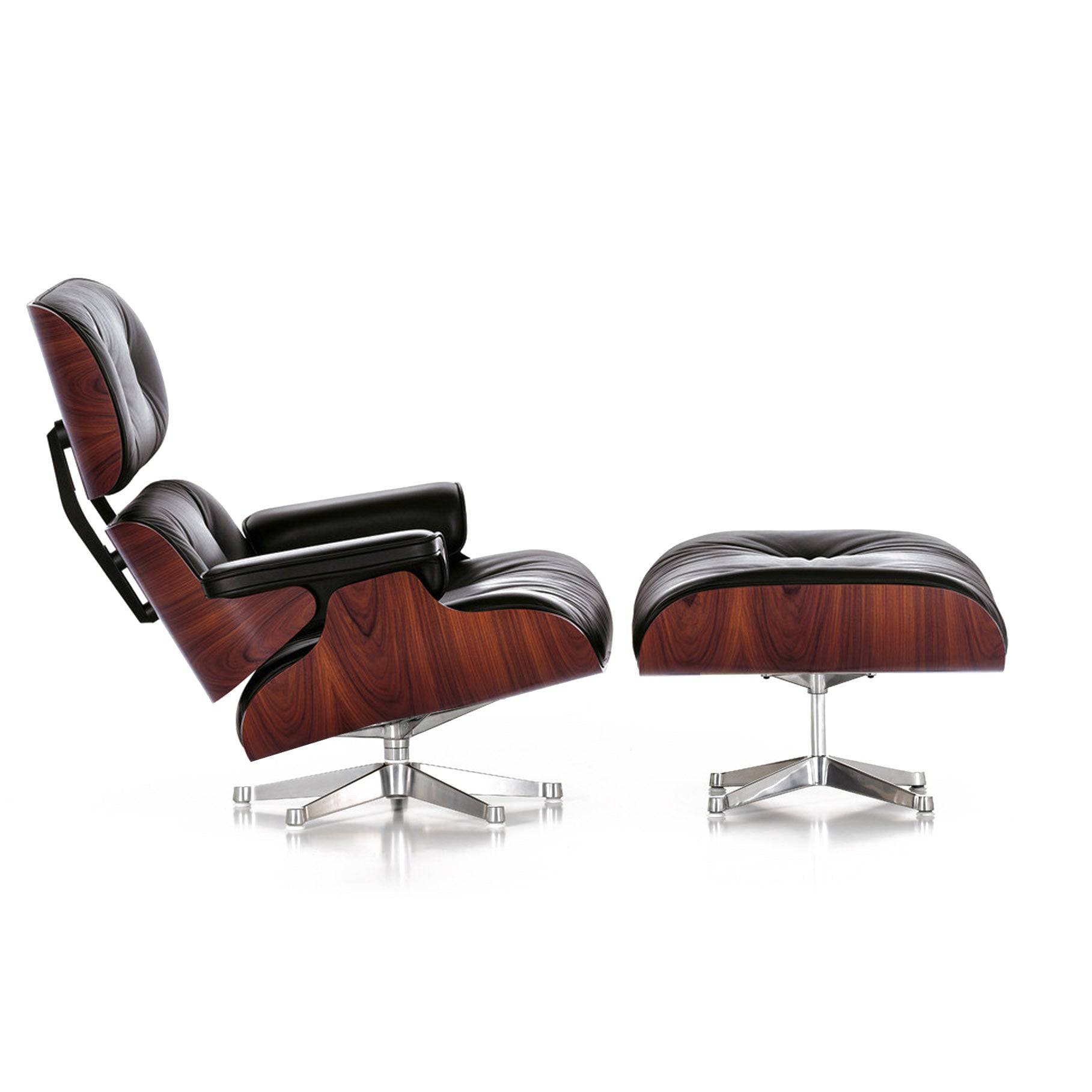 Lounge Chair And Ottoman Tall BLACK-RW Bp8026-Rosewood -  Lounge Chairs - ebarza Furniture UAE | Shop Modern Furniture in Abu Dhabi & Dubai - مفروشات ايبازرا في الامارات | تسوق اثاث عصري وديكورات مميزة في دبي وابوظبي