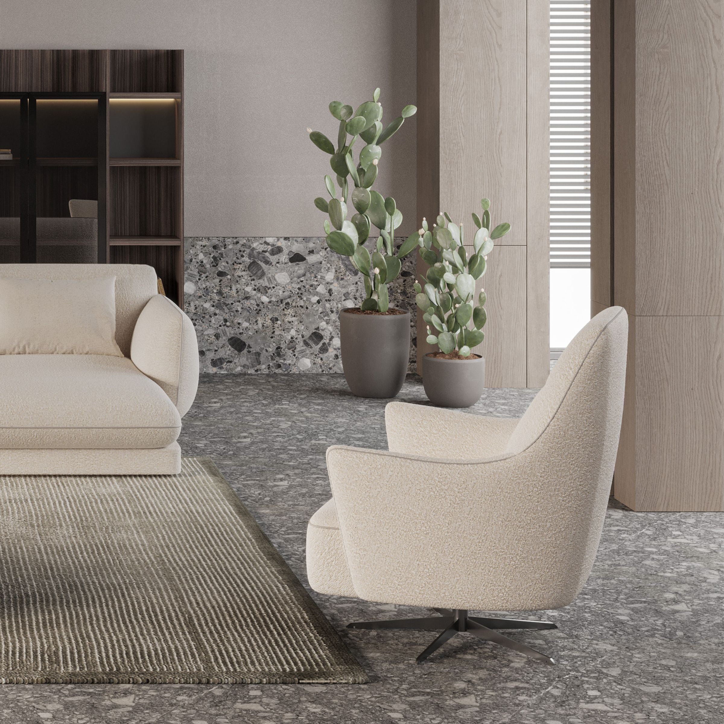 Pre-order 25 Days Delivery LORETTA Armchair YOLRTA-ARMCH -  Armchairs - ebarza Furniture UAE | Shop Modern Furniture in Abu Dhabi & Dubai - مفروشات ايبازرا في الامارات | تسوق اثاث عصري وديكورات مميزة في دبي وابوظبي