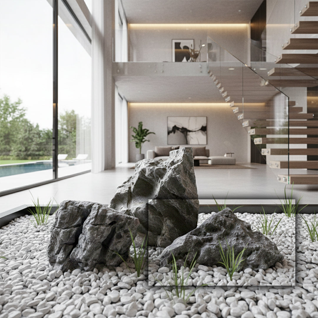 Quarry Fiberglass Stone - F 8827F -  Home Decor Figurines - ebarza Furniture UAE | Shop Modern Furniture in Abu Dhabi & Dubai - مفروشات ايبازرا في الامارات | تسوق اثاث عصري وديكورات مميزة في دبي وابوظبي