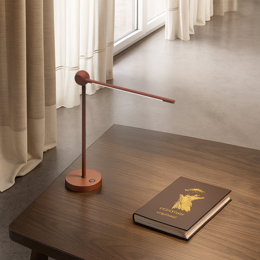 Red Sandy Table Lamp LWT705 -  Desk/table Lamps - ebarza Furniture UAE | Shop Modern Furniture in Abu Dhabi & Dubai - مفروشات ايبازرا في الامارات | تسوق اثاث عصري وديكورات مميزة في دبي وابوظبي