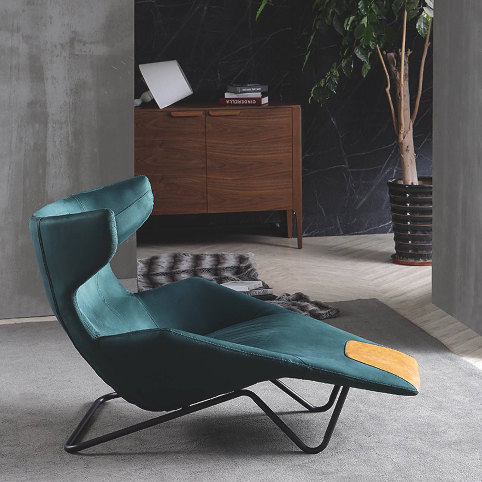 Relax Lounge Chair LC035-G -  Lounge Chairs - ebarza Furniture UAE | Shop Modern Furniture in Abu Dhabi & Dubai - مفروشات ايبازرا في الامارات | تسوق اثاث عصري وديكورات مميزة في دبي وابوظبي