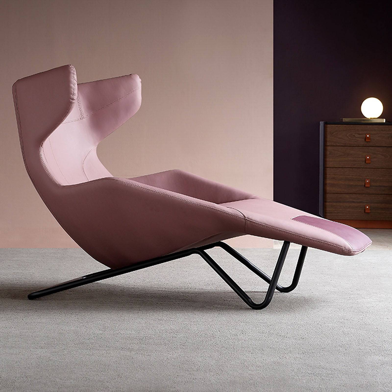 Relax Lounge Chair Lc035-P -  Lounge Chairs - ebarza Furniture UAE | Shop Modern Furniture in Abu Dhabi & Dubai - مفروشات ايبازرا في الامارات | تسوق اثاث عصري وديكورات مميزة في دبي وابوظبي