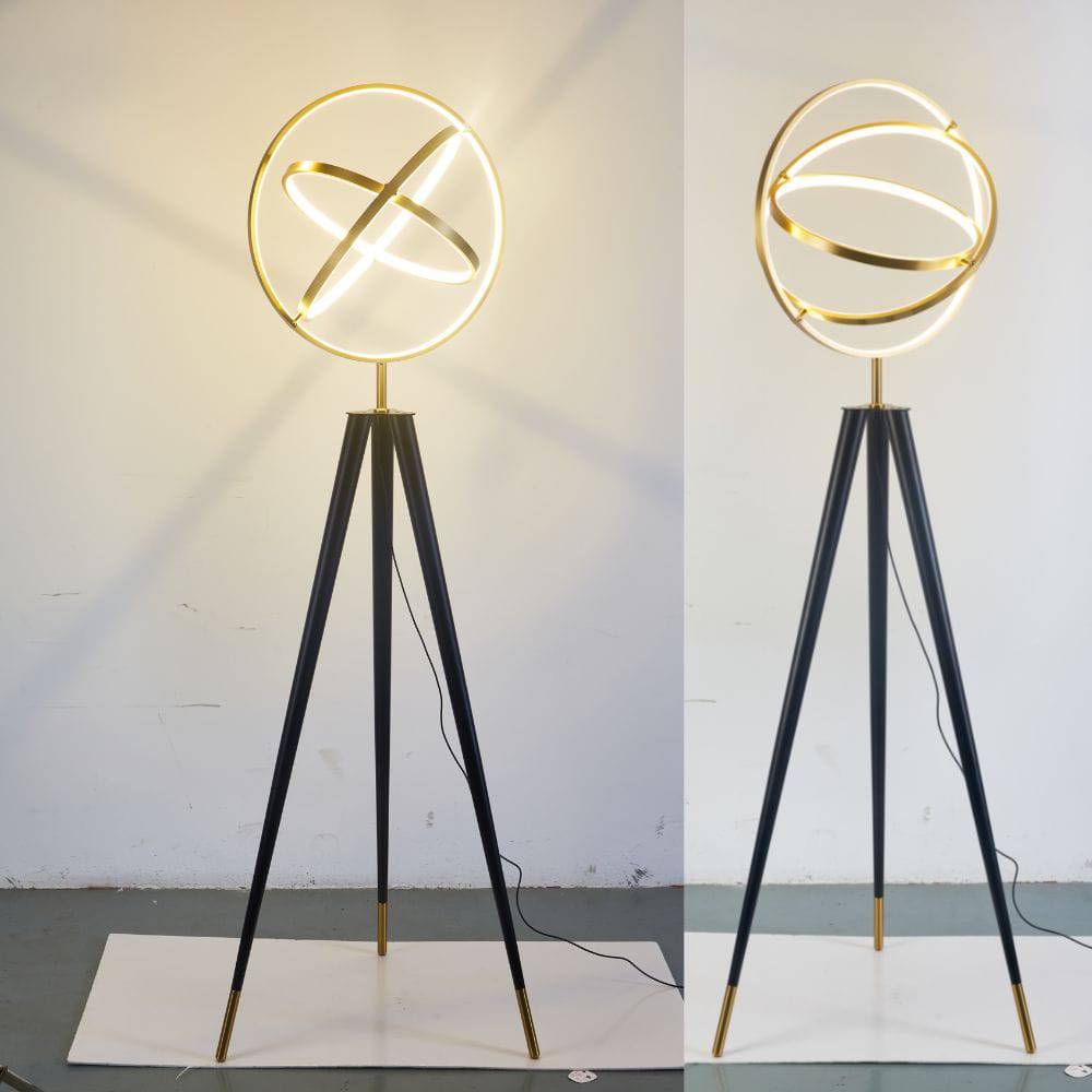 Rings Floor Lamp Cy-Ltd-1003 -  Floor Lamps - ebarza Furniture UAE | Shop Modern Furniture in Abu Dhabi & Dubai - مفروشات ايبازرا في الامارات | تسوق اثاث عصري وديكورات مميزة في دبي وابوظبي