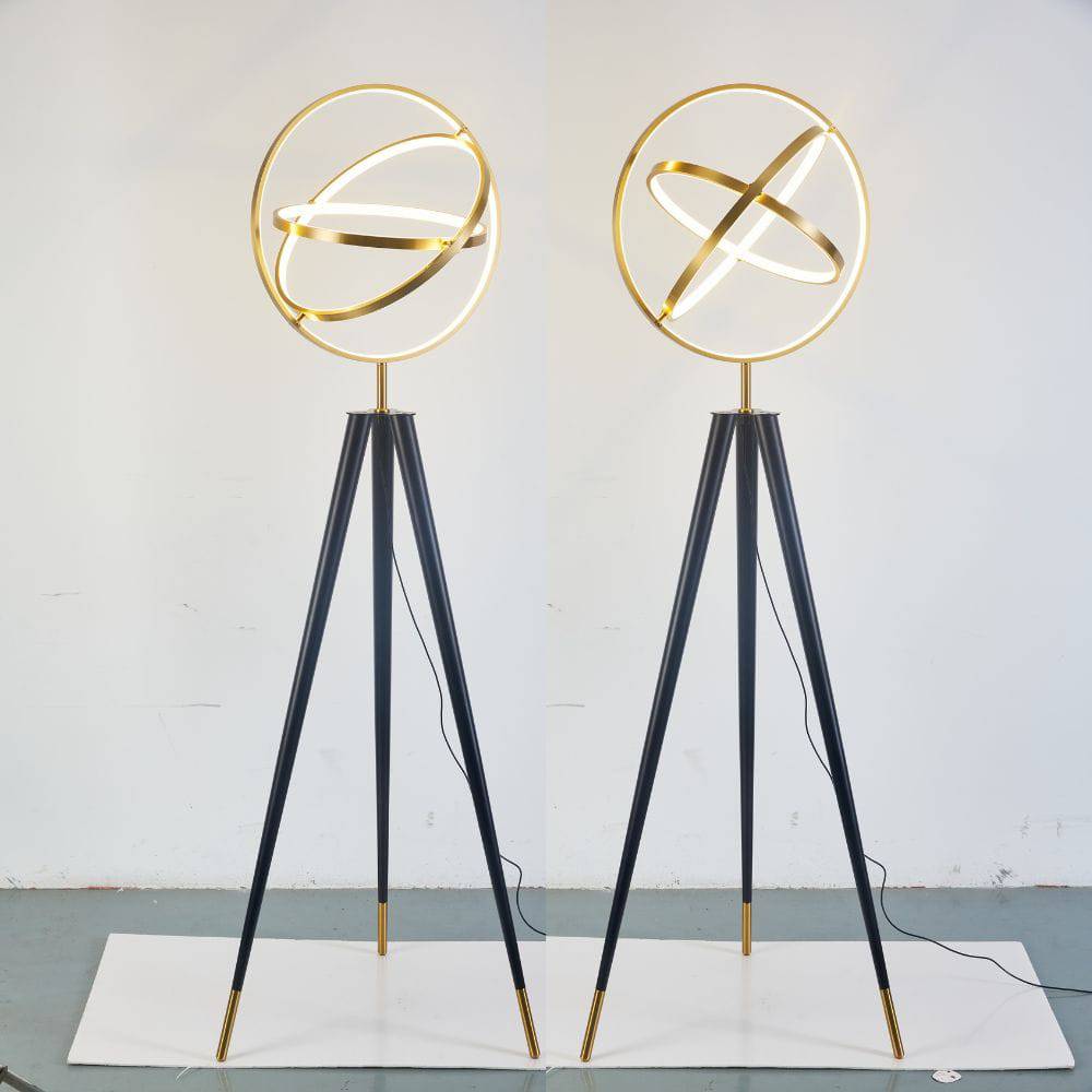 Rings Floor Lamp Cy-Ltd-1003 -  Floor Lamps - ebarza Furniture UAE | Shop Modern Furniture in Abu Dhabi & Dubai - مفروشات ايبازرا في الامارات | تسوق اثاث عصري وديكورات مميزة في دبي وابوظبي