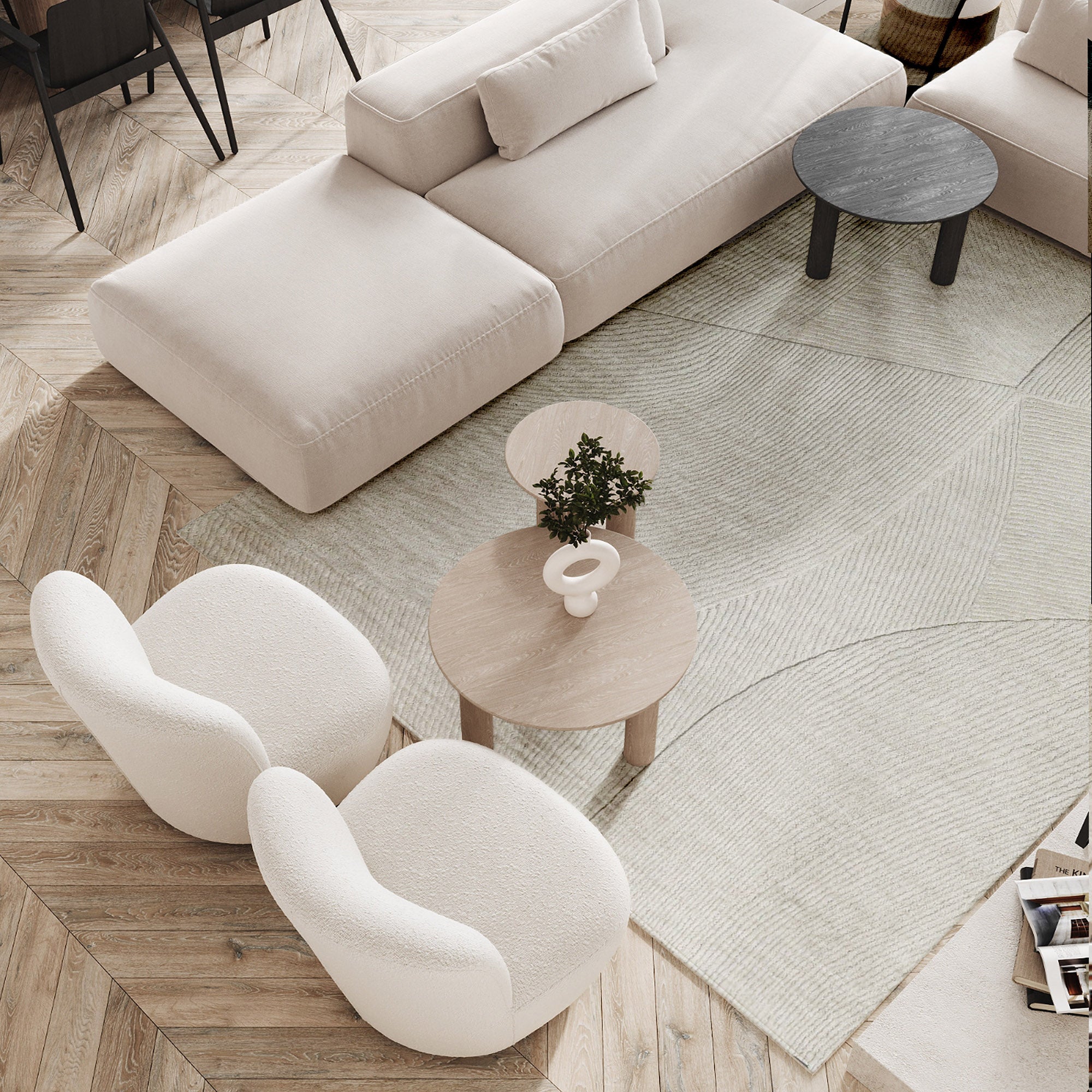 300X200 Cm WOOL BEIGE   Rug JH-22738 -  Rugs - ebarza Furniture UAE | Shop Modern Furniture in Abu Dhabi & Dubai - مفروشات ايبازرا في الامارات | تسوق اثاث عصري وديكورات مميزة في دبي وابوظبي