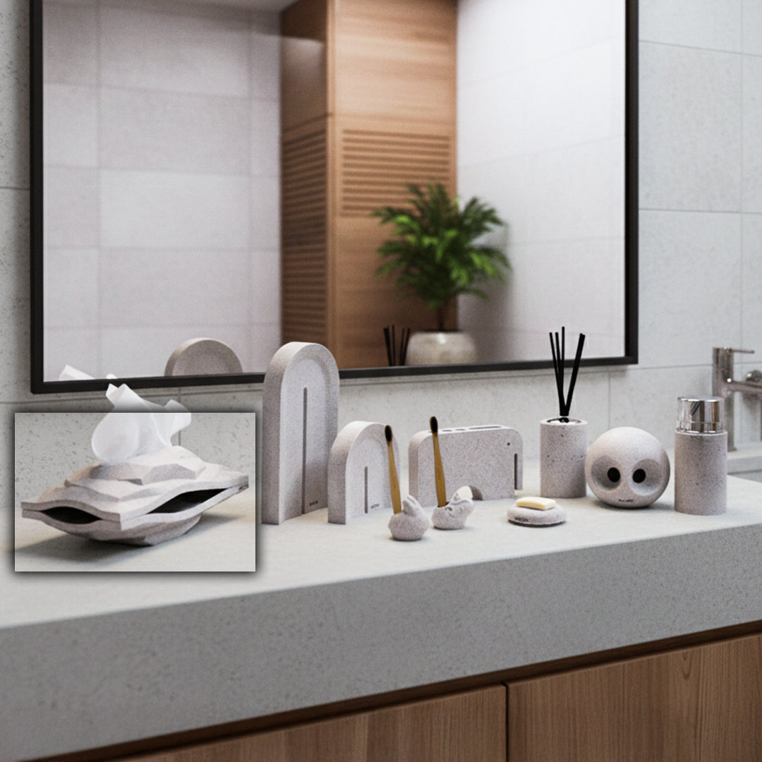 Sahara Tissue Box TBG234 -  Tissue Boxes - ebarza Furniture UAE | Shop Modern Furniture in Abu Dhabi & Dubai - مفروشات ايبازرا في الامارات | تسوق اثاث عصري وديكورات مميزة في دبي وابوظبي