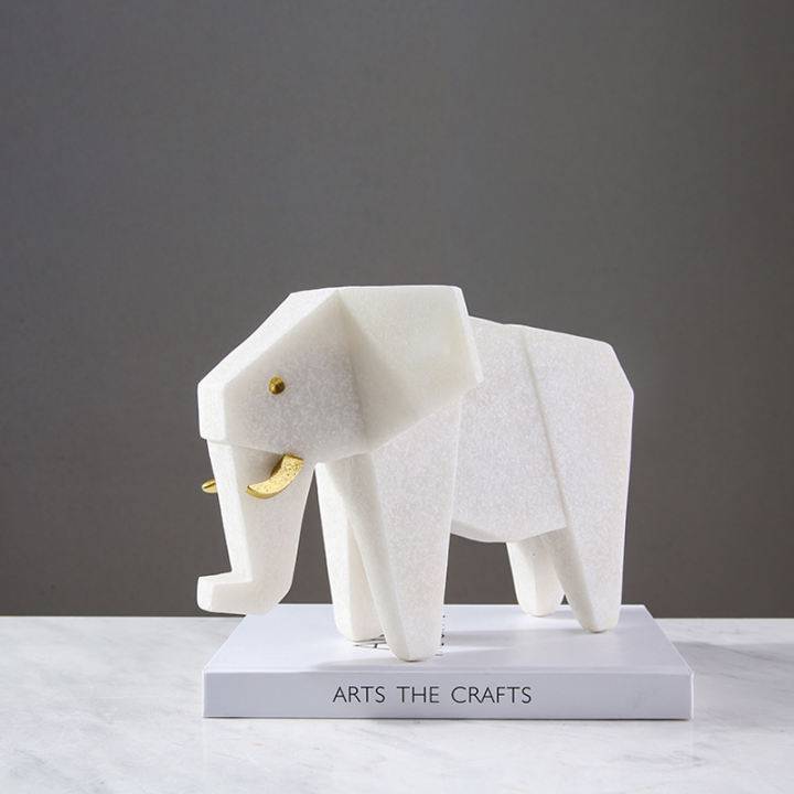 Sandstone Elephant Fc-Sz2118 -  Home Decor Figurines - ebarza Furniture UAE | Shop Modern Furniture in Abu Dhabi & Dubai - مفروشات ايبازرا في الامارات | تسوق اثاث عصري وديكورات مميزة في دبي وابوظبي