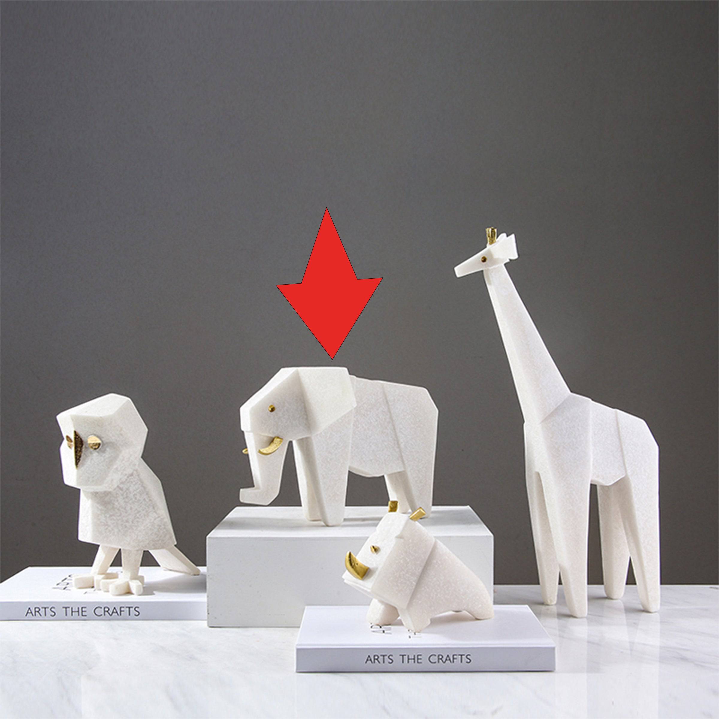 Sandstone Elephant Fc-Sz2118 -  Home Decor Figurines - ebarza Furniture UAE | Shop Modern Furniture in Abu Dhabi & Dubai - مفروشات ايبازرا في الامارات | تسوق اثاث عصري وديكورات مميزة في دبي وابوظبي