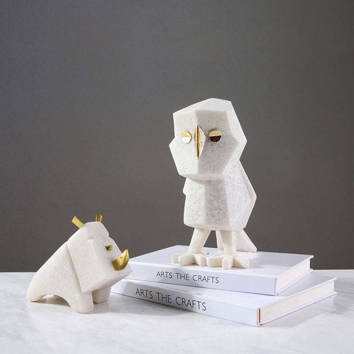 Sandstone Rhinoceros Fc-Sz2115 -  Home Decor Figurines - ebarza Furniture UAE | Shop Modern Furniture in Abu Dhabi & Dubai - مفروشات ايبازرا في الامارات | تسوق اثاث عصري وديكورات مميزة في دبي وابوظبي