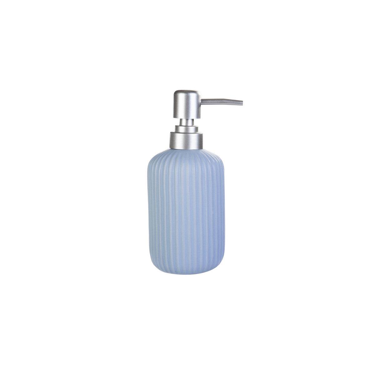 Sarah Anderson Line Blue Ceramic Liquid Soap Dispenser 153.21.01.0131 -  Bathroom Accessories - ebarza Furniture UAE | Shop Modern Furniture in Abu Dhabi & Dubai - مفروشات ايبازرا في الامارات | تسوق اثاث عصري وديكورات مميزة في دبي وابوظبي