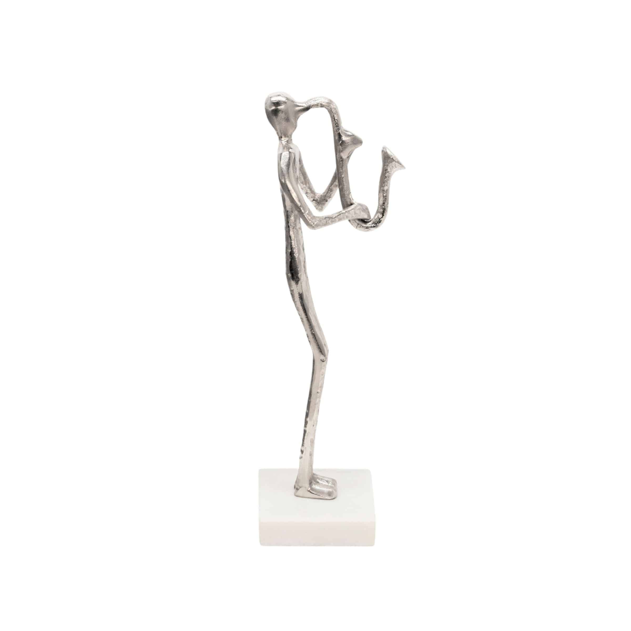 Saxophone Musician On Marble Base 15581-03 -  Home Decor Figurines - ebarza Furniture UAE | Shop Modern Furniture in Abu Dhabi & Dubai - مفروشات ايبازرا في الامارات | تسوق اثاث عصري وديكورات مميزة في دبي وابوظبي