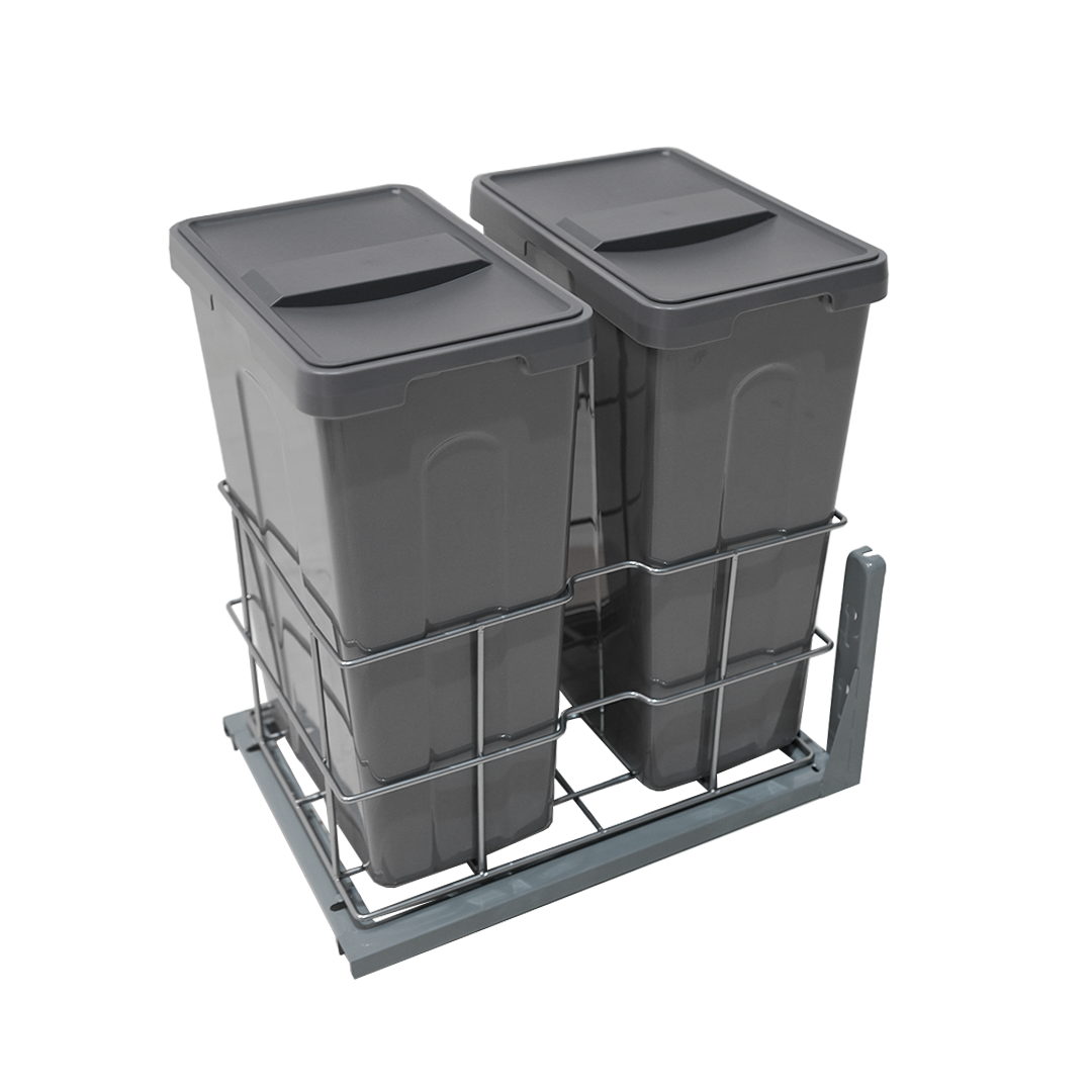 GlidePro Trash Bin - WB.0130 -  Bathroom Accessories - ebarza Furniture UAE | Shop Modern Furniture in Abu Dhabi & Dubai - مفروشات ايبازرا في الامارات | تسوق اثاث عصري وديكورات مميزة في دبي وابوظبي