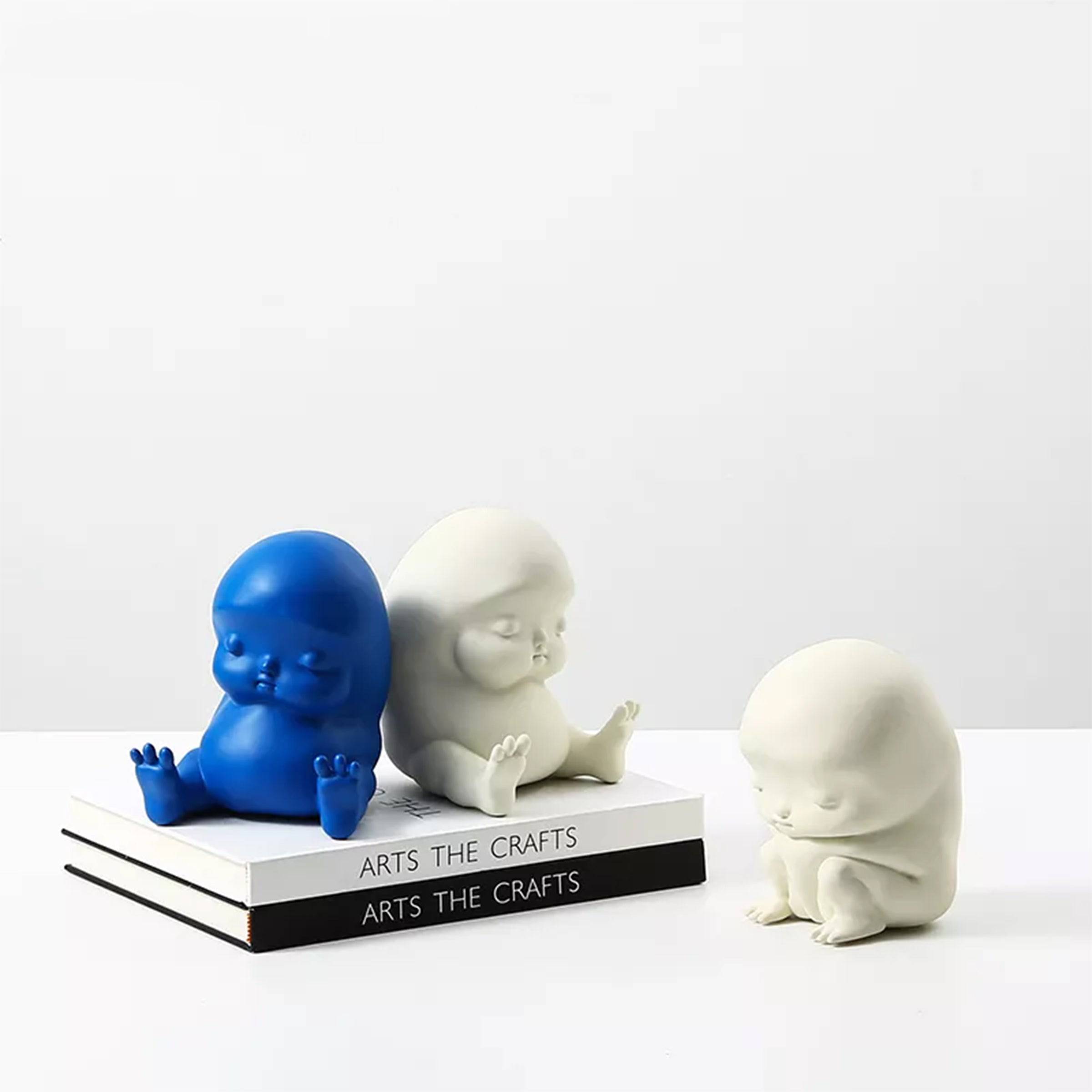 Seated Elf White- B Fc-Sz22010B -  Home Decor Figurines - ebarza Furniture UAE | Shop Modern Furniture in Abu Dhabi & Dubai - مفروشات ايبازرا في الامارات | تسوق اثاث عصري وديكورات مميزة في دبي وابوظبي