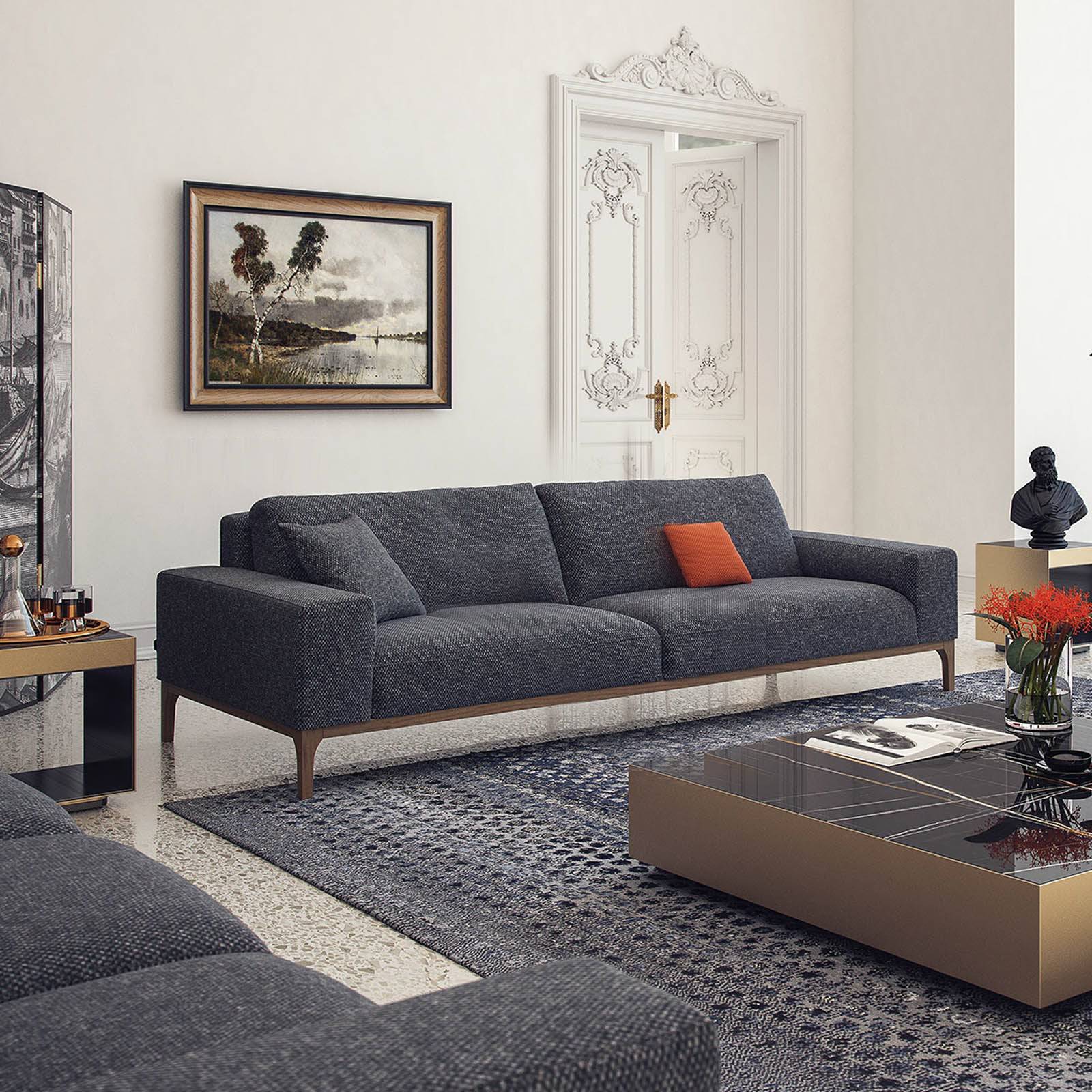 Secrete 3 Seater Sofa Cosmic-B48 -  Sofas - ebarza Furniture UAE | Shop Modern Furniture in Abu Dhabi & Dubai - مفروشات ايبازرا في الامارات | تسوق اثاث عصري وديكورات مميزة في دبي وابوظبي