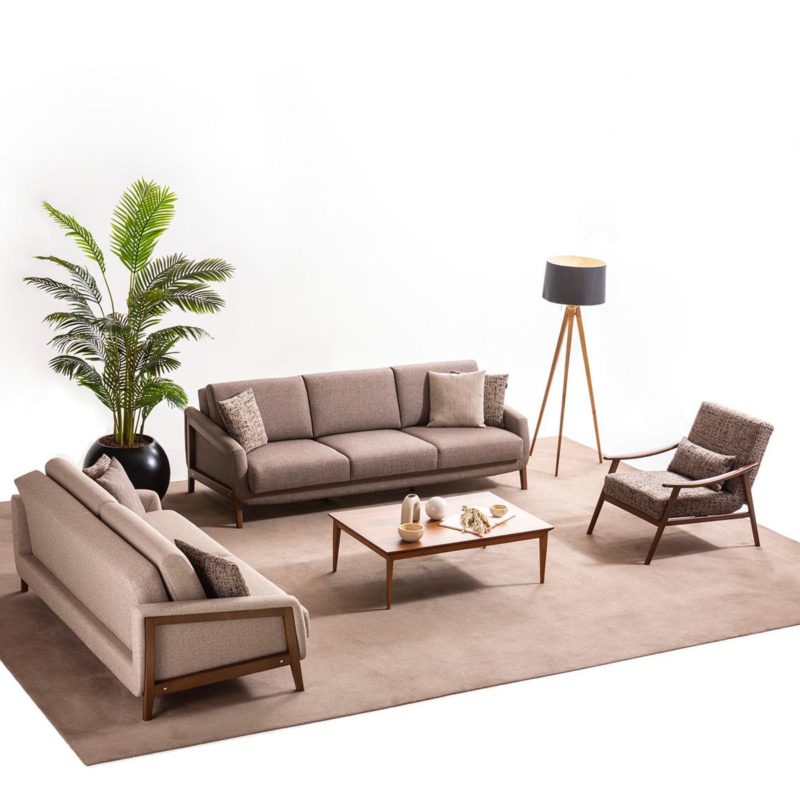 Kent 2 Seater Sofa bed SBRN-KNT3S -  Sofas - ebarza Furniture UAE | Shop Modern Furniture in Abu Dhabi & Dubai - مفروشات ايبازرا في الامارات | تسوق اثاث عصري وديكورات مميزة في دبي وابوظبي
