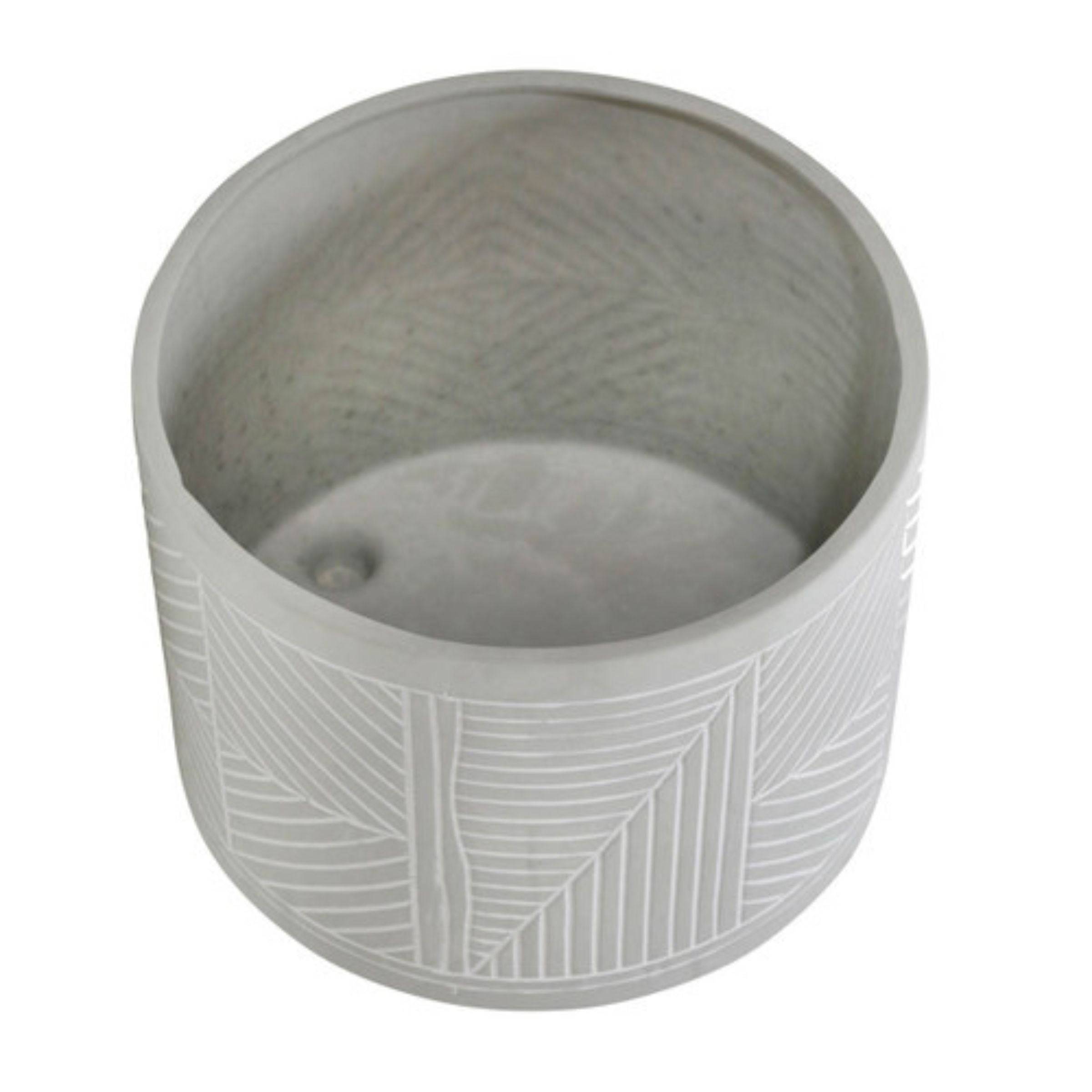Set Of 2 Ceramic Diamond Footed Planter 25 And 30 Cm - Gray 15064-05 -  Planter Boxes - ebarza Furniture UAE | Shop Modern Furniture in Abu Dhabi & Dubai - مفروشات ايبازرا في الامارات | تسوق اثاث عصري وديكورات مميزة في دبي وابوظبي