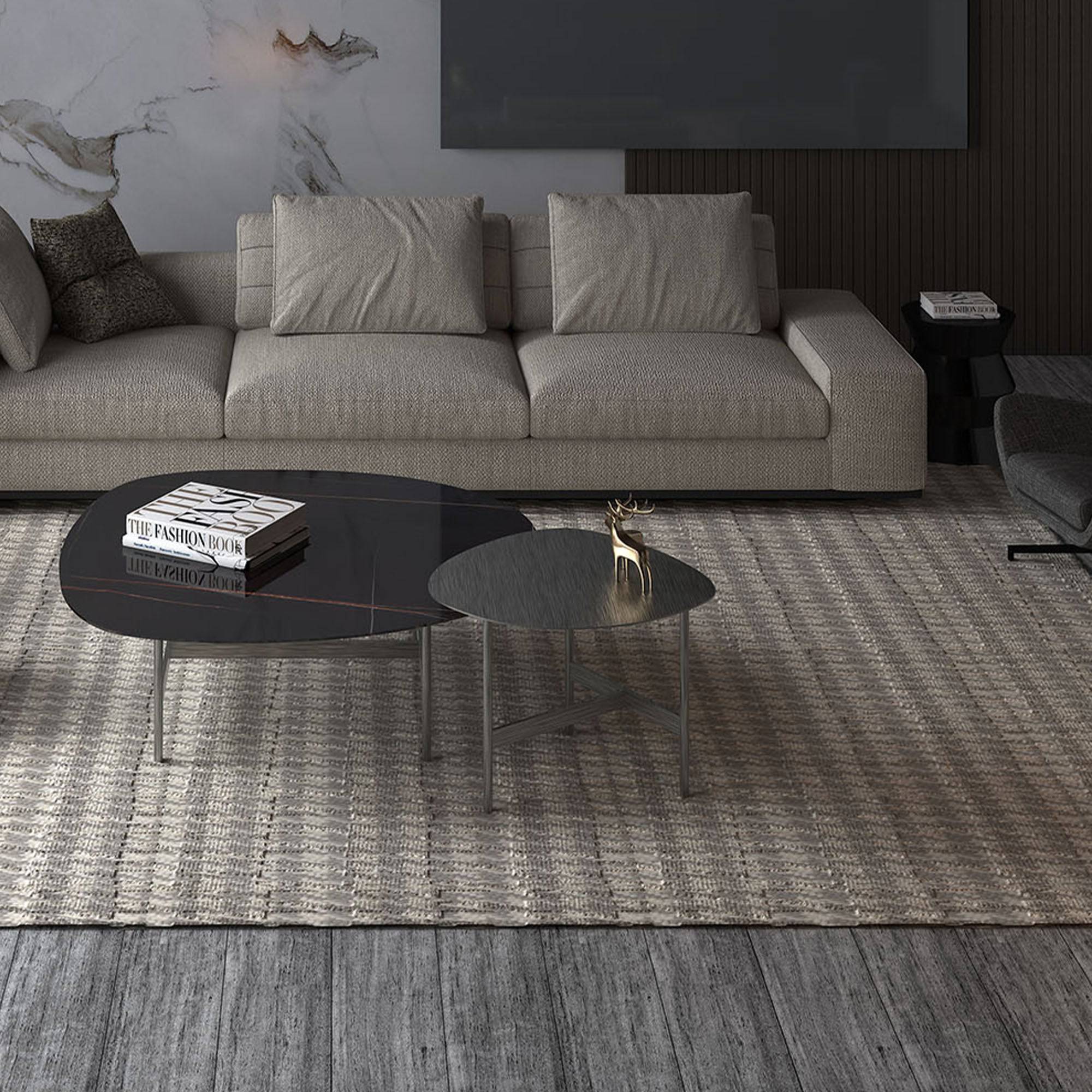 Display Item - Set Of 2 Rome Table 408Ct+StYAS -  DISPLAY ITEM - ebarza Furniture UAE | Shop Modern Furniture in Abu Dhabi & Dubai - مفروشات ايبازرا في الامارات | تسوق اثاث عصري وديكورات مميزة في دبي وابوظبي