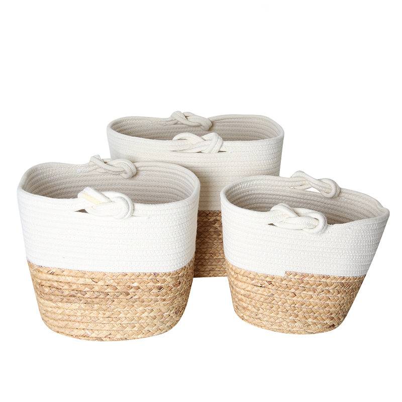 Set Of 3 Baskets Fb-F1901A+B+C -  Baskets - ebarza Furniture UAE | Shop Modern Furniture in Abu Dhabi & Dubai - مفروشات ايبازرا في الامارات | تسوق اثاث عصري وديكورات مميزة في دبي وابوظبي