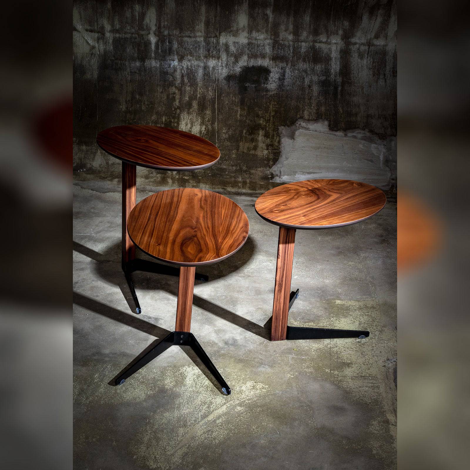 Set Of 3 Case Service Tables -  Side Tables - ebarza Furniture UAE | Shop Modern Furniture in Abu Dhabi & Dubai - مفروشات ايبازرا في الامارات | تسوق اثاث عصري وديكورات مميزة في دبي وابوظبي