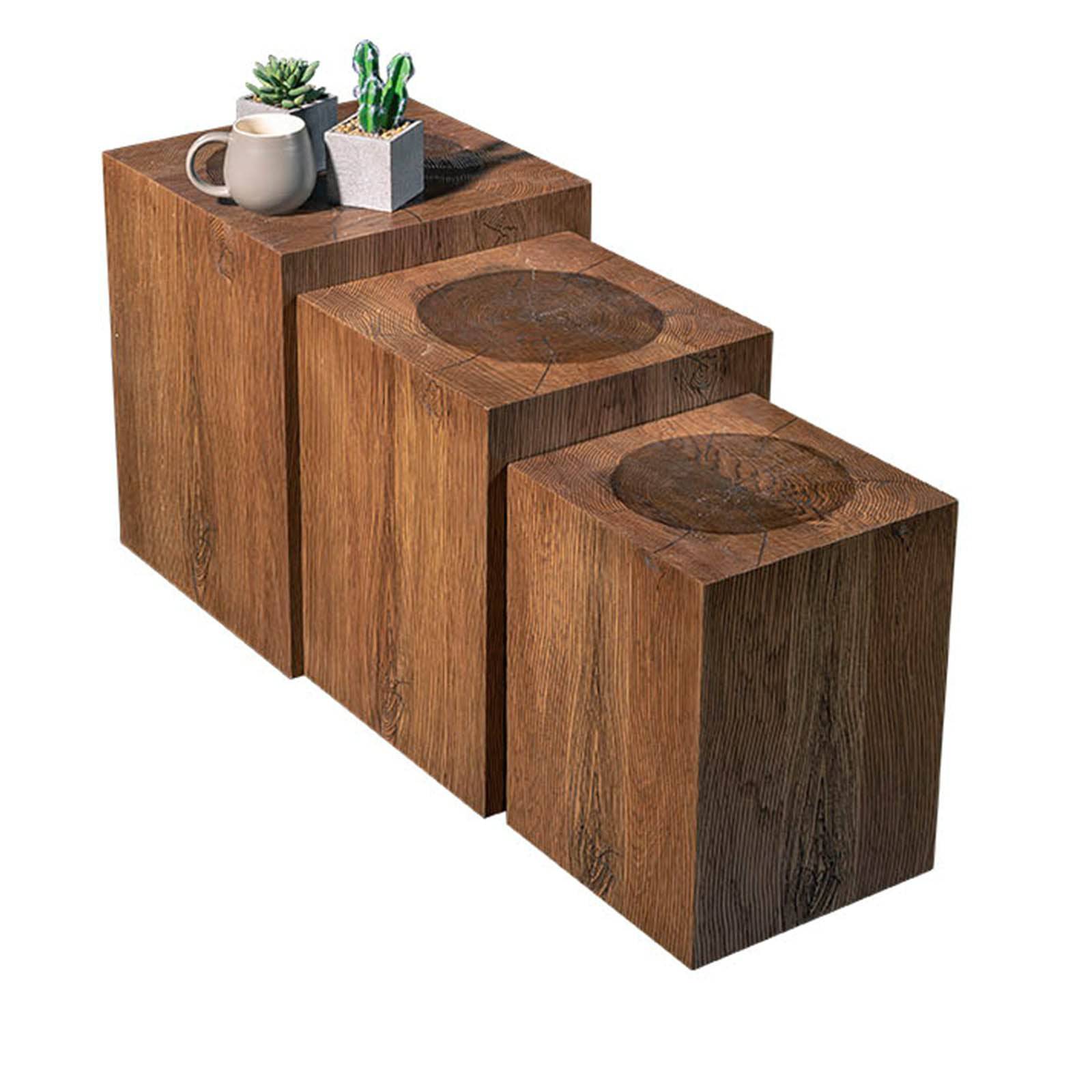 Display Item - Set Of 3 Danger Side Tables Nakheel -  DISPLAY ITEM - ebarza Furniture UAE | Shop Modern Furniture in Abu Dhabi & Dubai - مفروشات ايبازرا في الامارات | تسوق اثاث عصري وديكورات مميزة في دبي وابوظبي