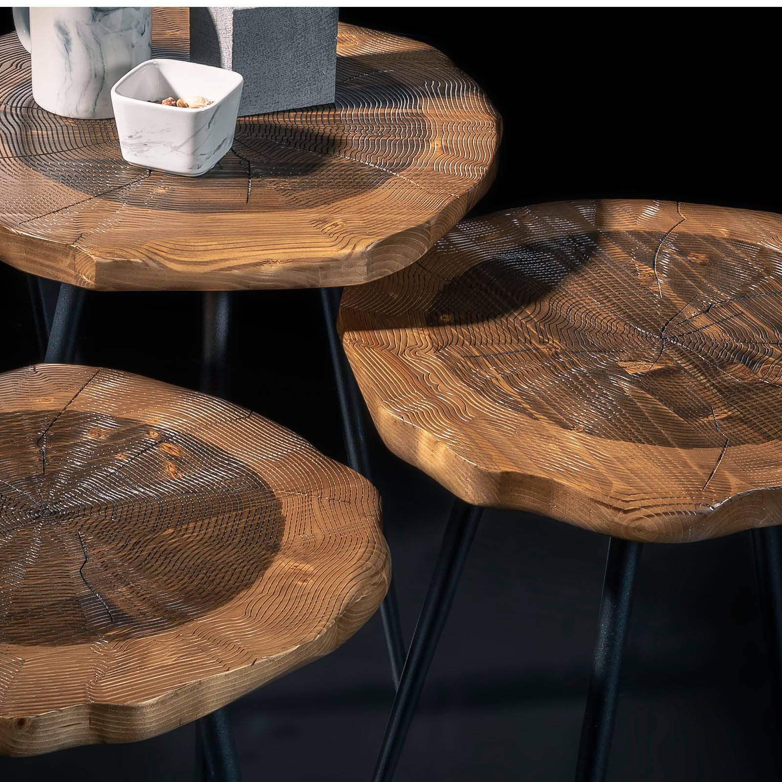 Set Of 3 Harley Service Tables -  Side Tables - ebarza Furniture UAE | Shop Modern Furniture in Abu Dhabi & Dubai - مفروشات ايبازرا في الامارات | تسوق اثاث عصري وديكورات مميزة في دبي وابوظبي