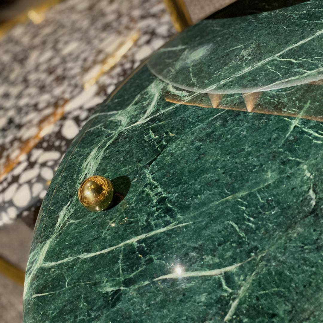 Set Of 3 Natural Marble Center Table Tg-631 -  Coffee Tables - ebarza Furniture UAE | Shop Modern Furniture in Abu Dhabi & Dubai - مفروشات ايبازرا في الامارات | تسوق اثاث عصري وديكورات مميزة في دبي وابوظبي