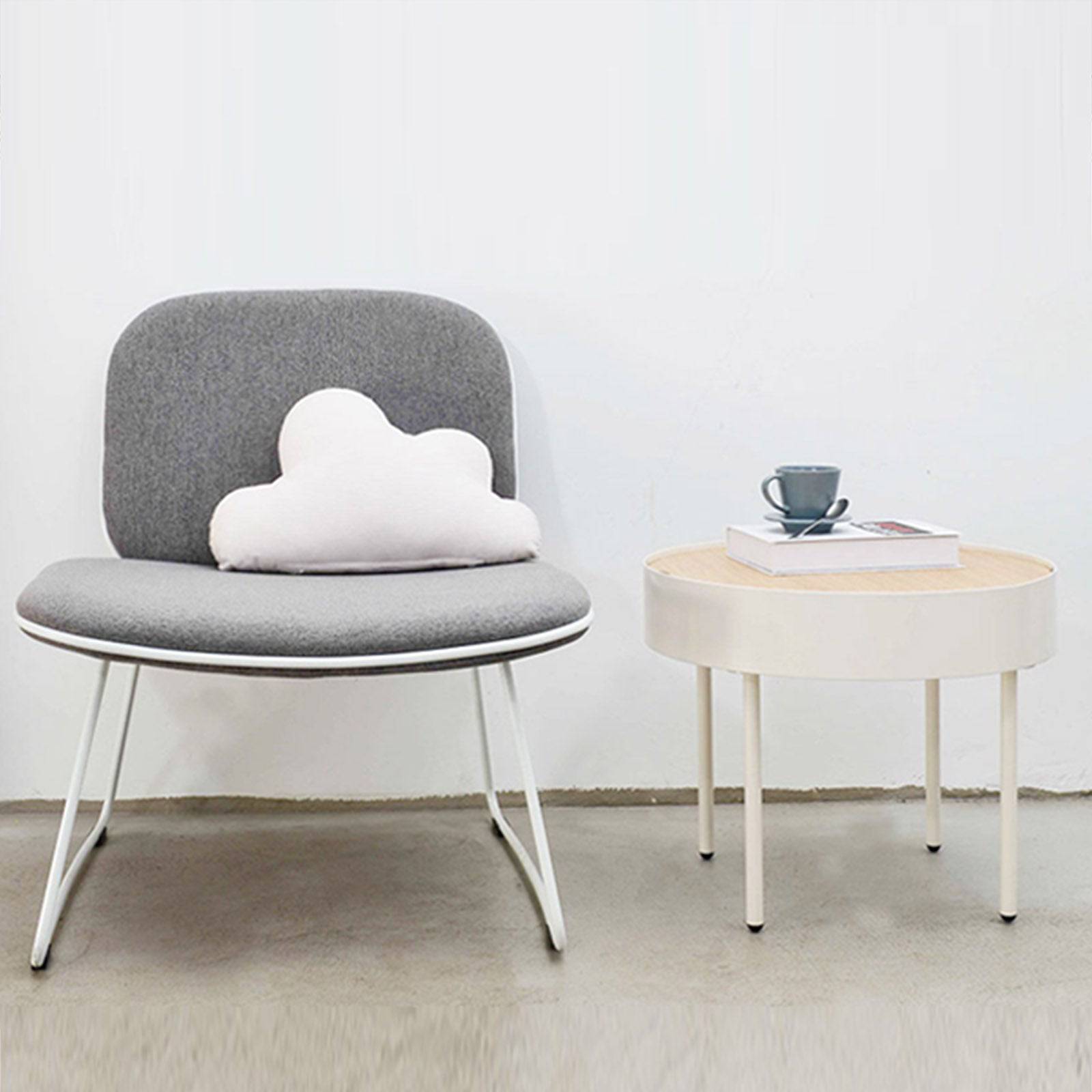 Side Table With Wood Top Gt-381-W -  Side Tables - ebarza Furniture UAE | Shop Modern Furniture in Abu Dhabi & Dubai - مفروشات ايبازرا في الامارات | تسوق اثاث عصري وديكورات مميزة في دبي وابوظبي