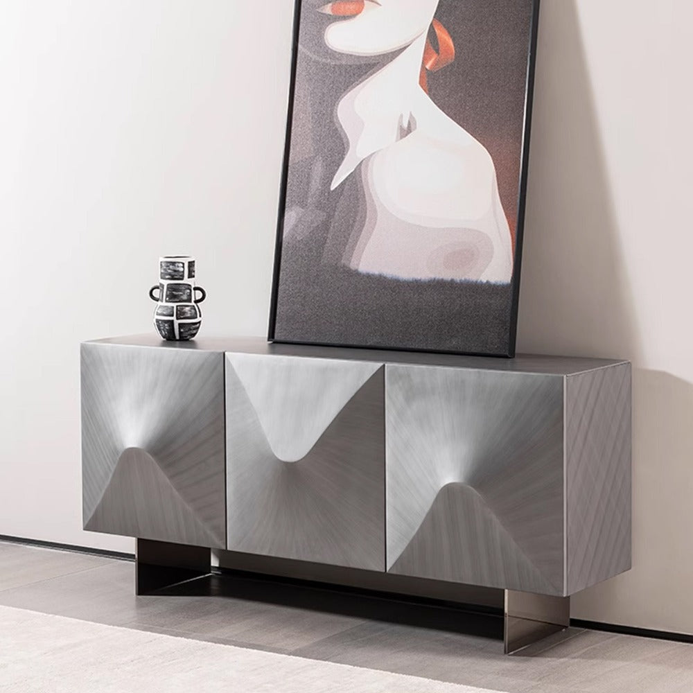 Titanium Wooden Sideboard IBG-B215[18015] -  Sideboards - ebarza Furniture UAE | Shop Modern Furniture in Abu Dhabi & Dubai - مفروشات ايبازرا في الامارات | تسوق اثاث عصري وديكورات مميزة في دبي وابوظبي