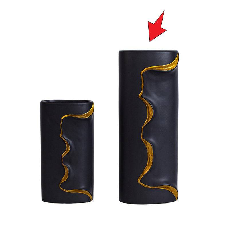 Sideline Vase -A Fa-D2122A -  Vases - ebarza Furniture UAE | Shop Modern Furniture in Abu Dhabi & Dubai - مفروشات ايبازرا في الامارات | تسوق اثاث عصري وديكورات مميزة في دبي وابوظبي