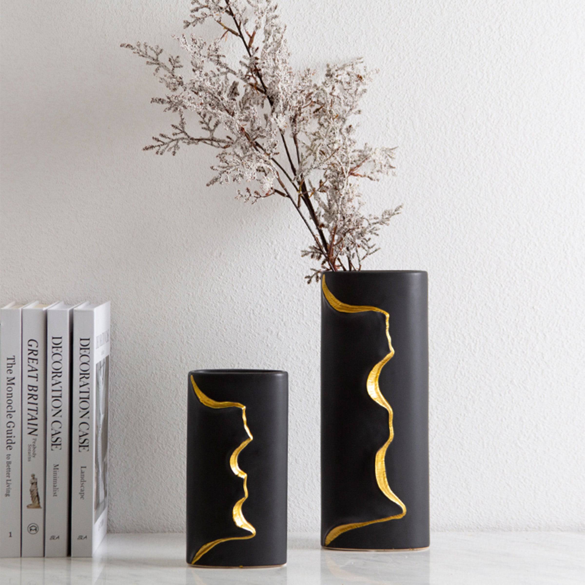 Sideline Vase -A Fa-D2122A -  Vases - ebarza Furniture UAE | Shop Modern Furniture in Abu Dhabi & Dubai - مفروشات ايبازرا في الامارات | تسوق اثاث عصري وديكورات مميزة في دبي وابوظبي